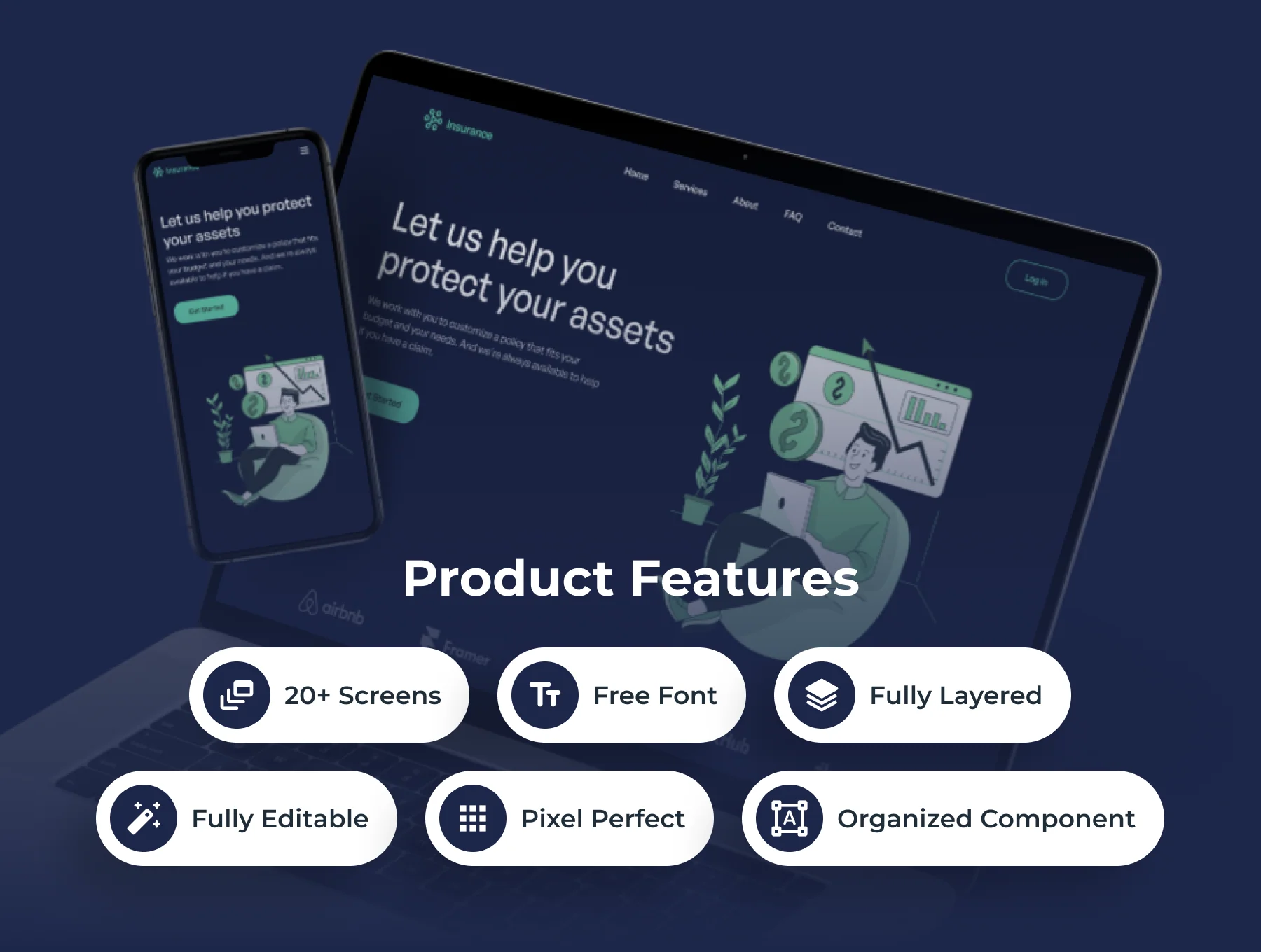 Insurance Web UI Kits