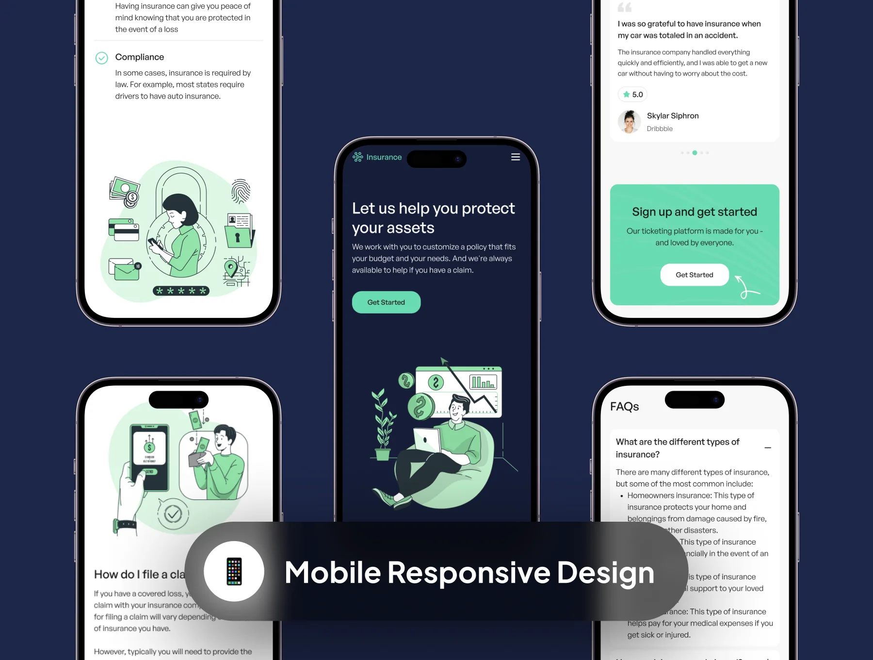 Insurance Web UI Kits 6