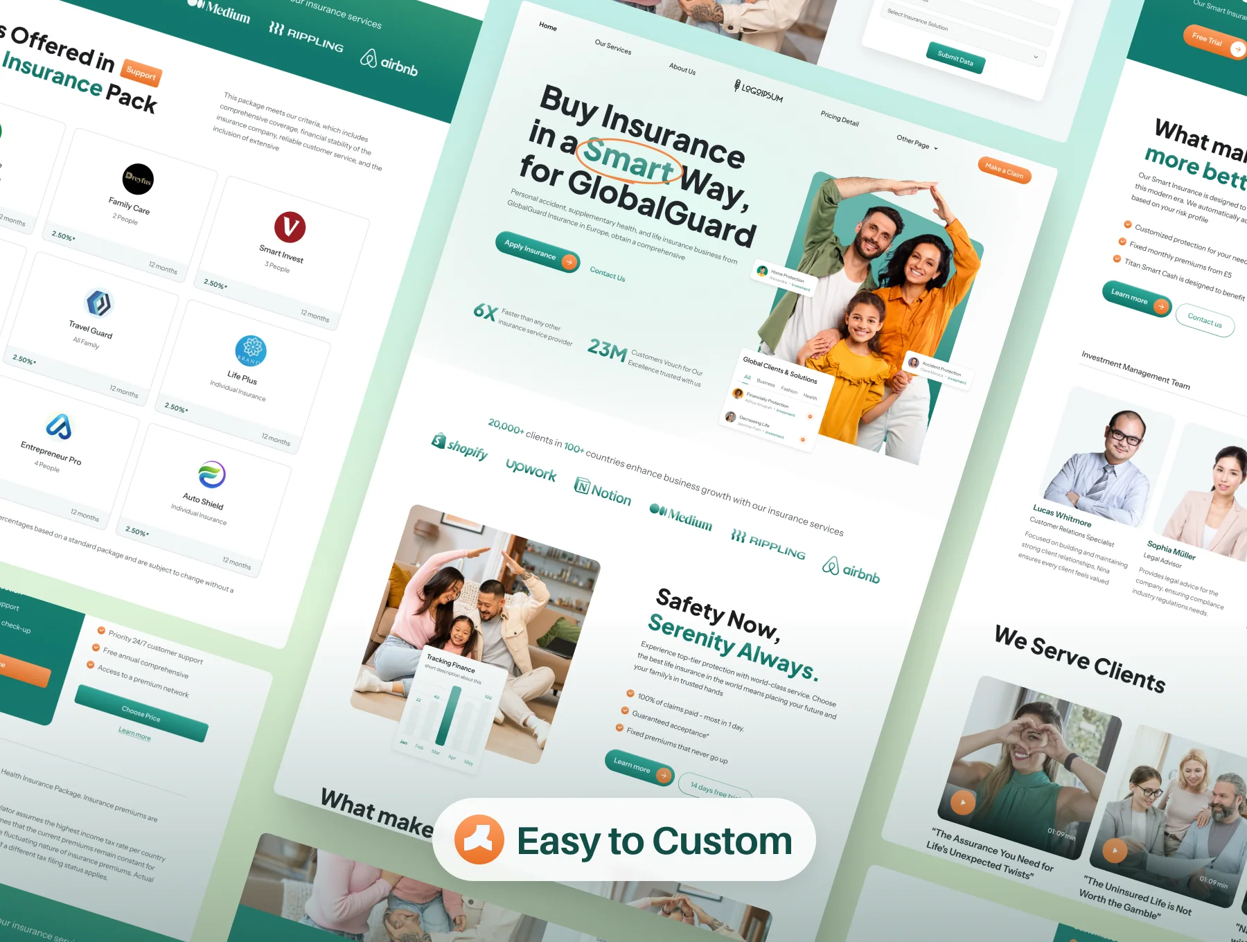 GlobalGuard -  Insurace Website UI Kit 5