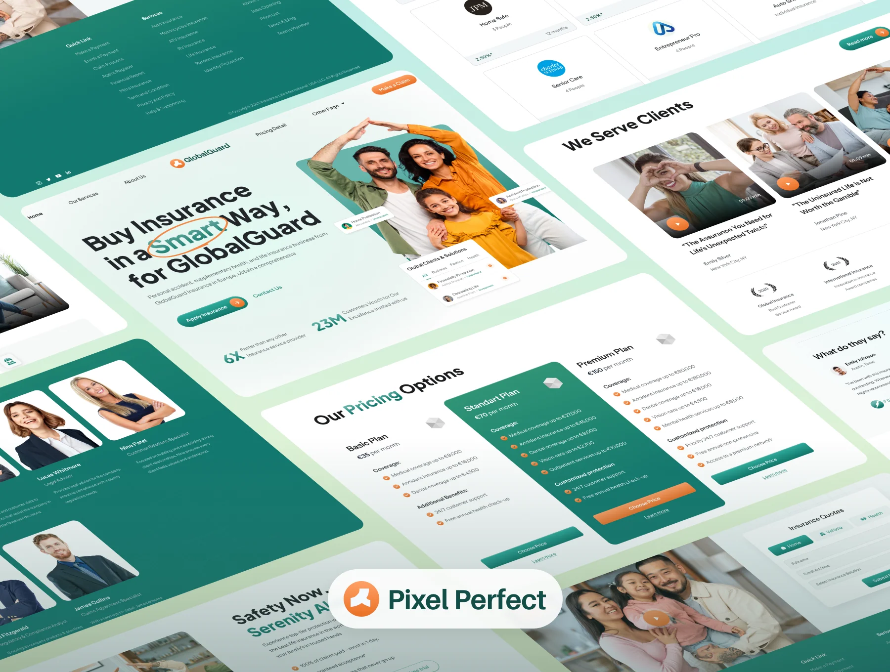 GlobalGuard -  Insurace Website UI Kit 6