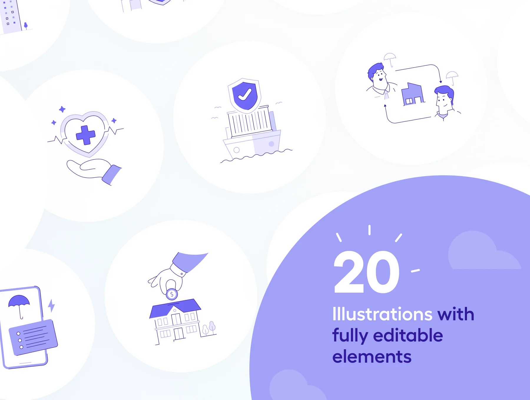 Insurancy - Insurance Illustration Set 2