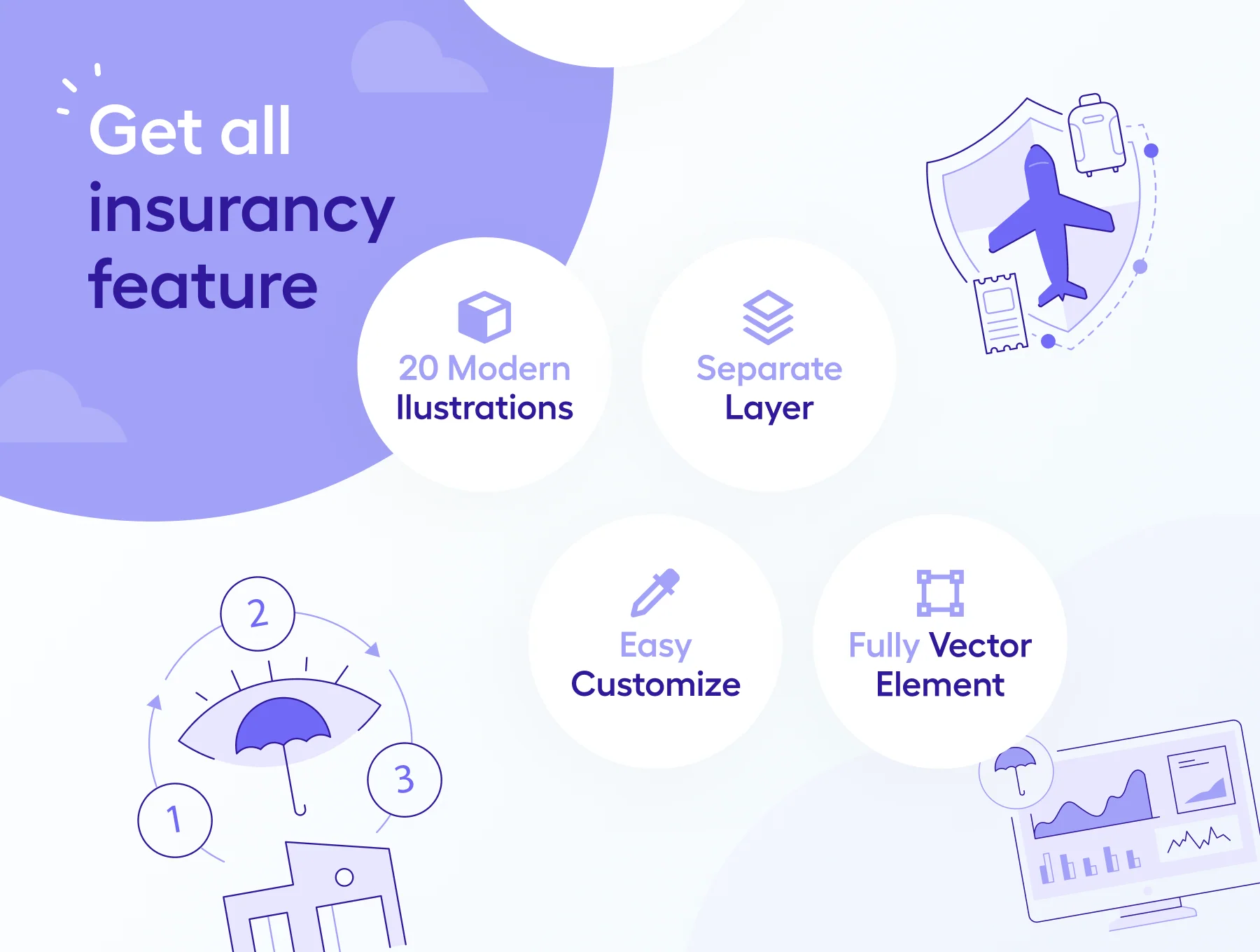 Insurancy - Insurance Illustration Set 3