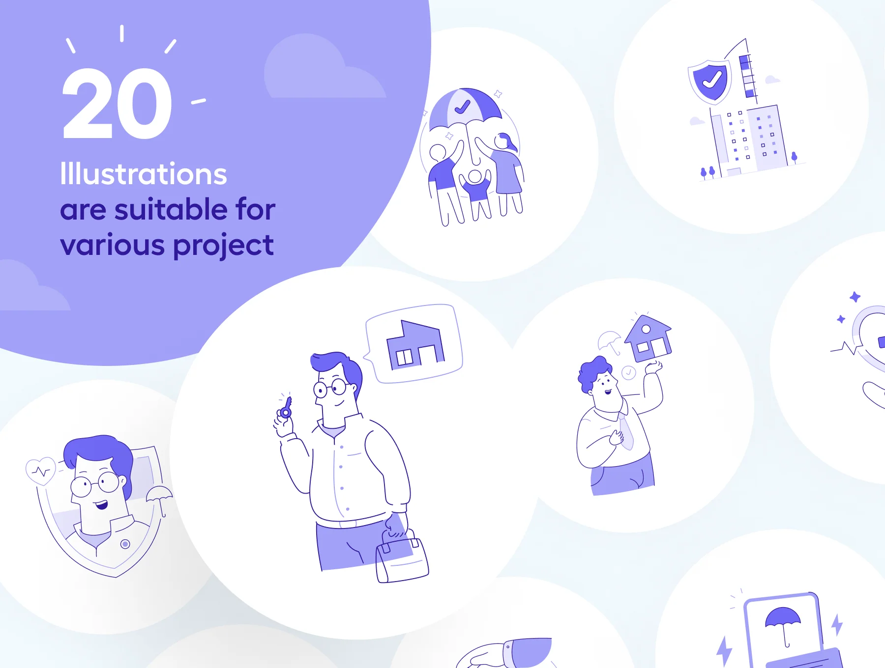 Insurancy - Insurance Illustration Set 7