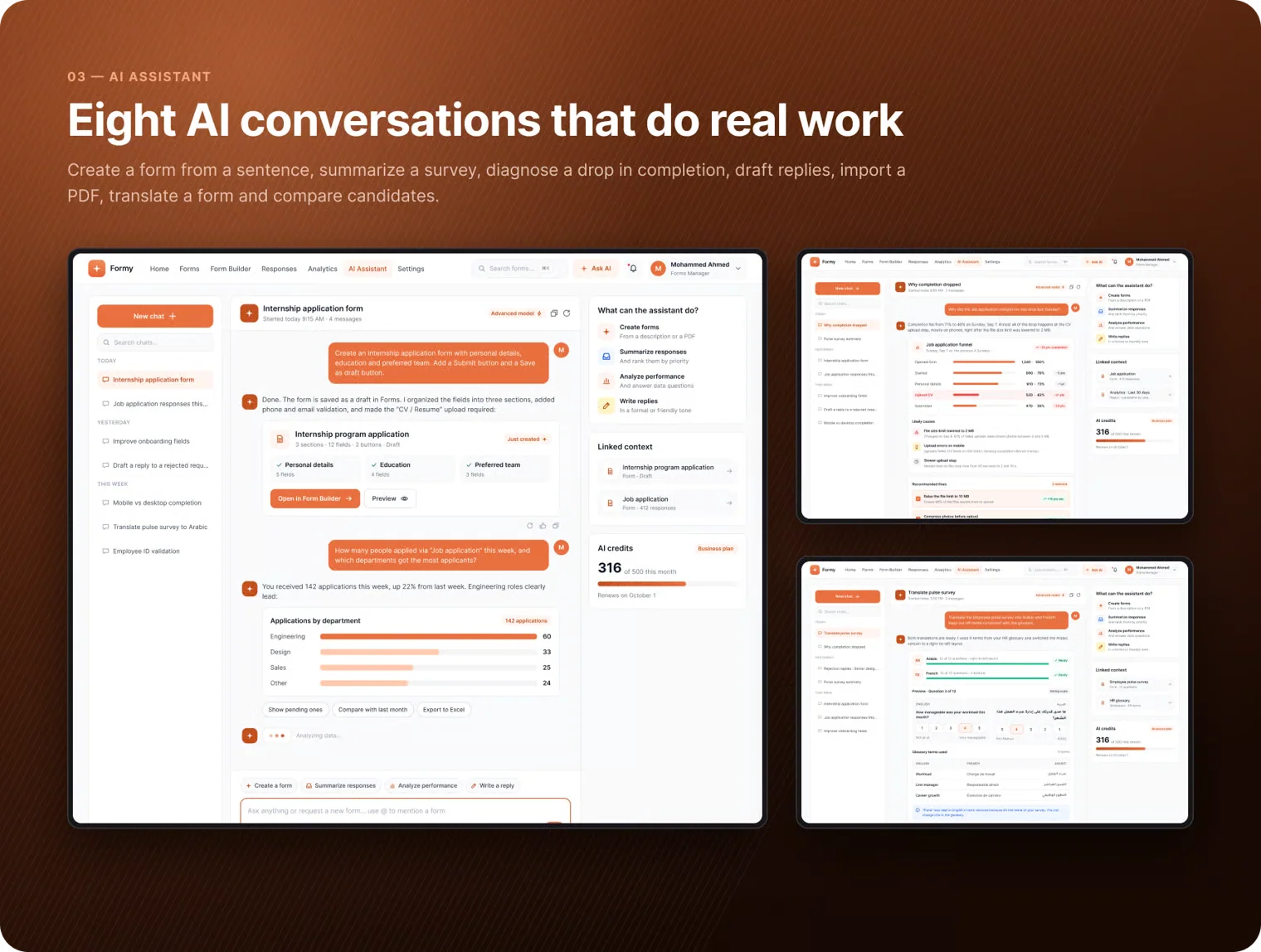 Formy — AI SaaS Form Builder UI Kit 4
