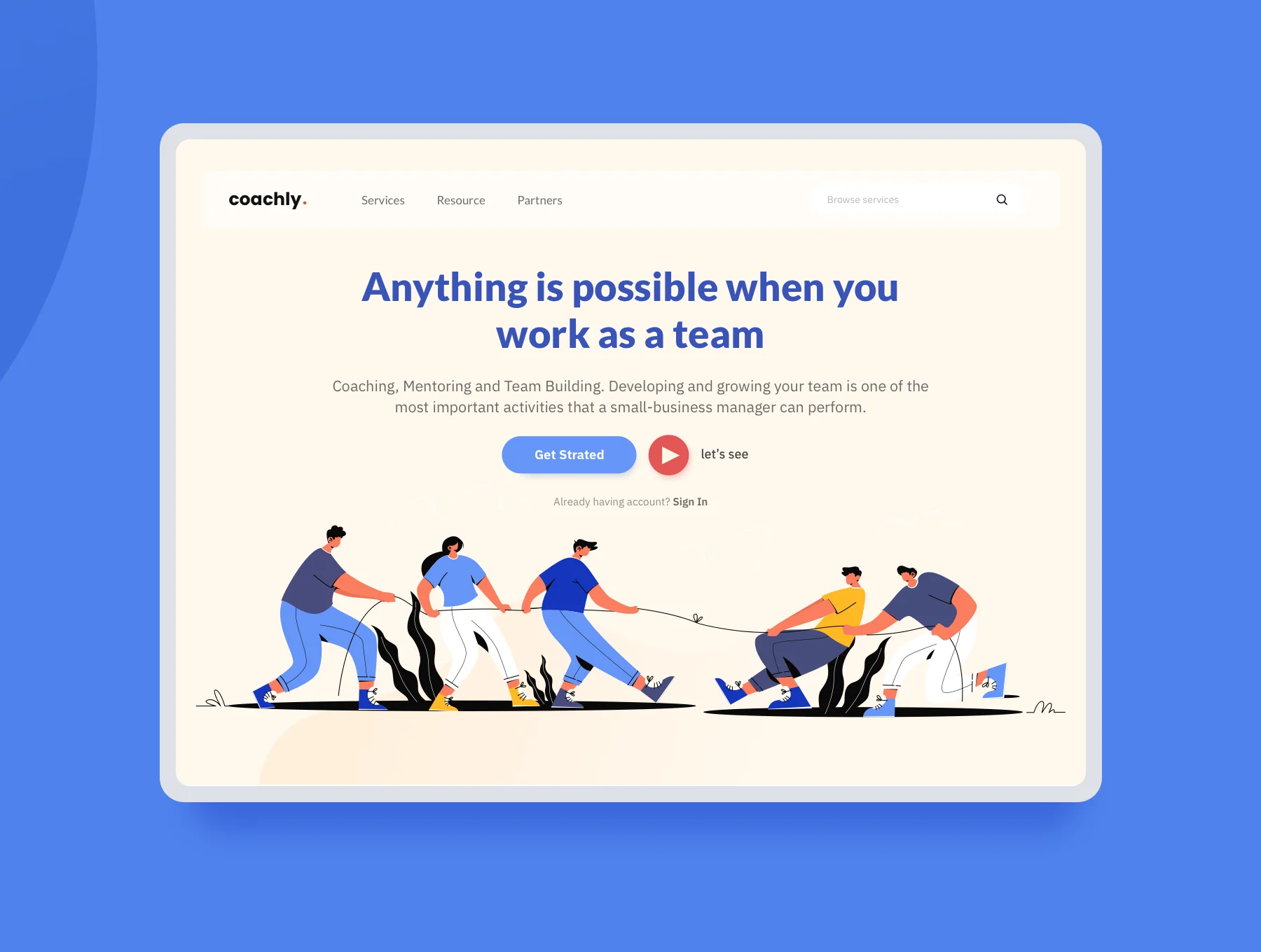Inteam - Team Management Illustration Set 4