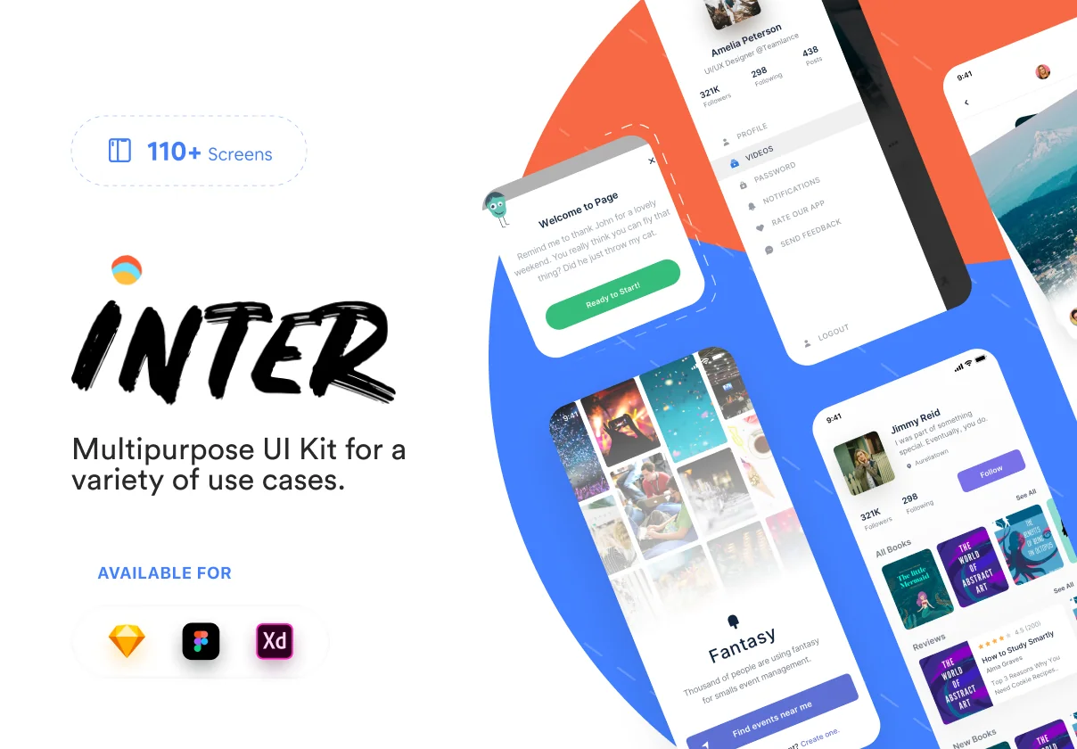 Inter | Mobile App UI Kit