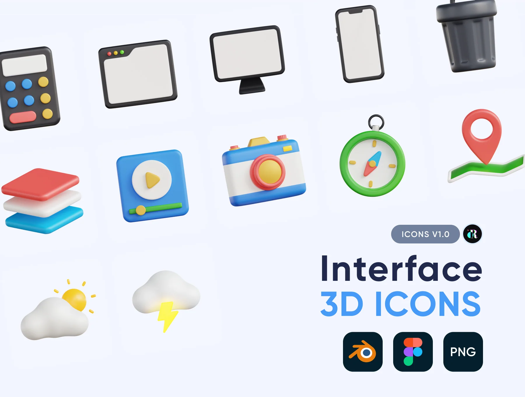 Interface 3D Icon Assets 8