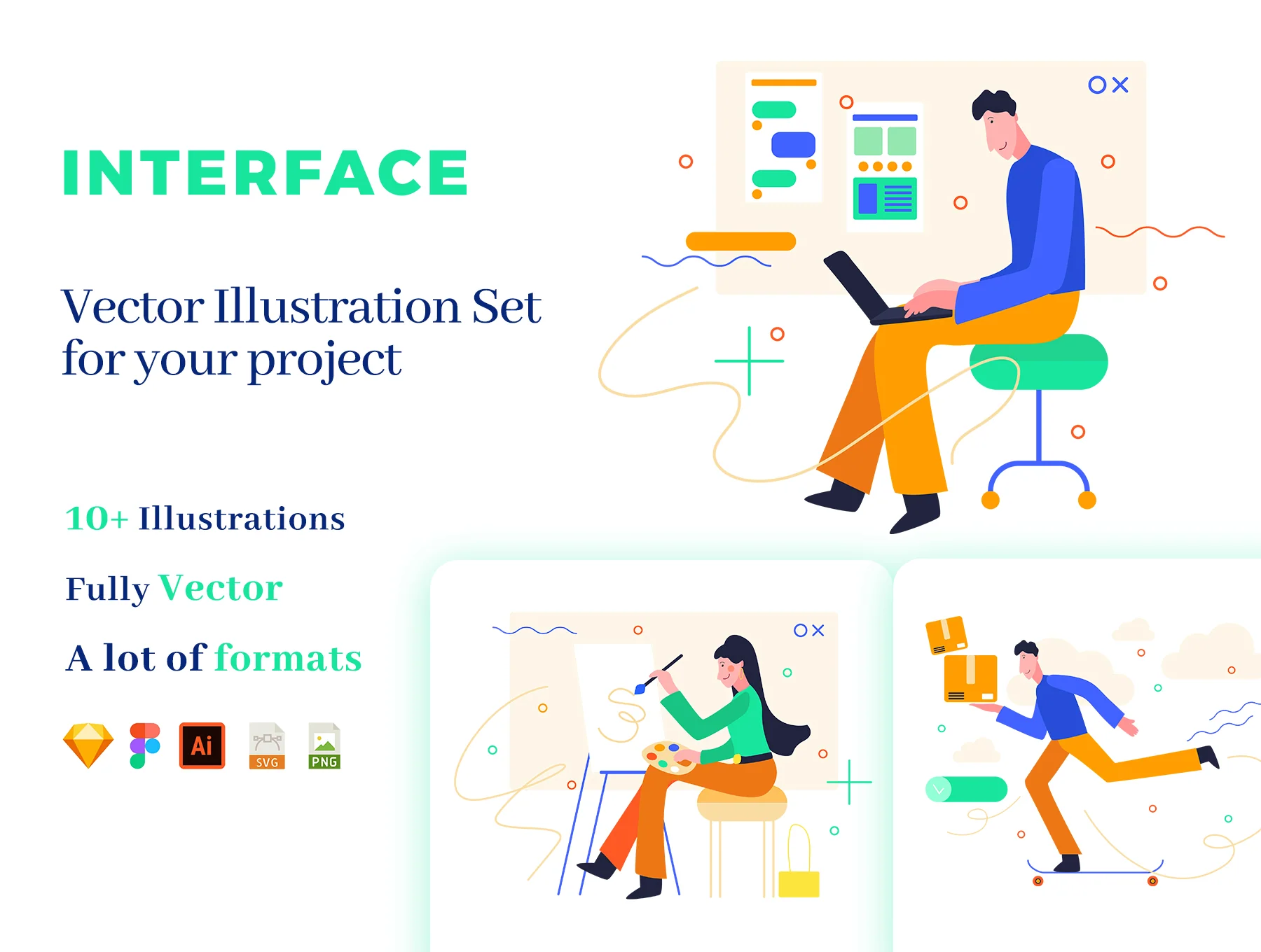 Interface Illustration Set