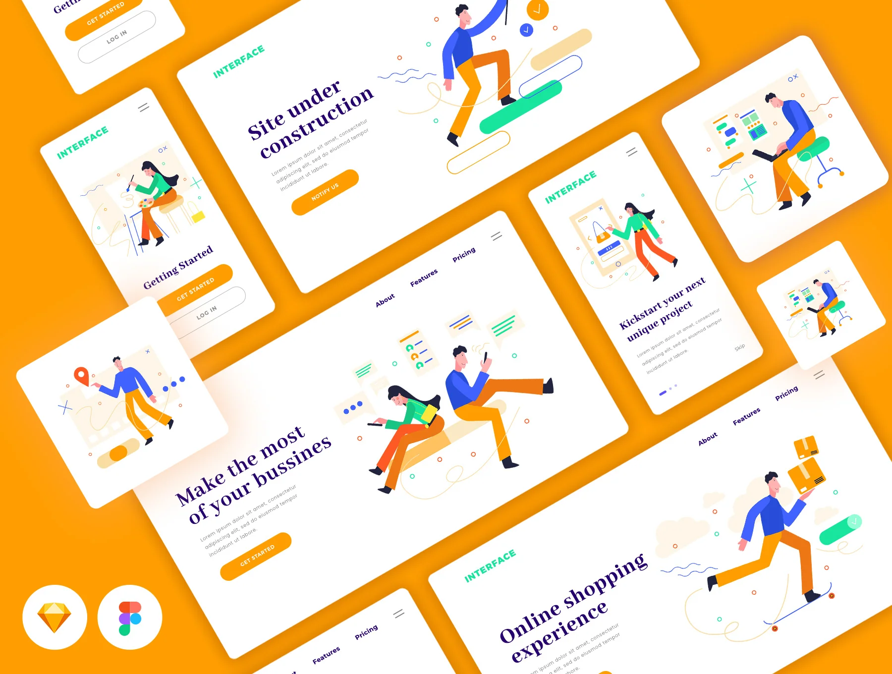 Interface Illustration Set 2