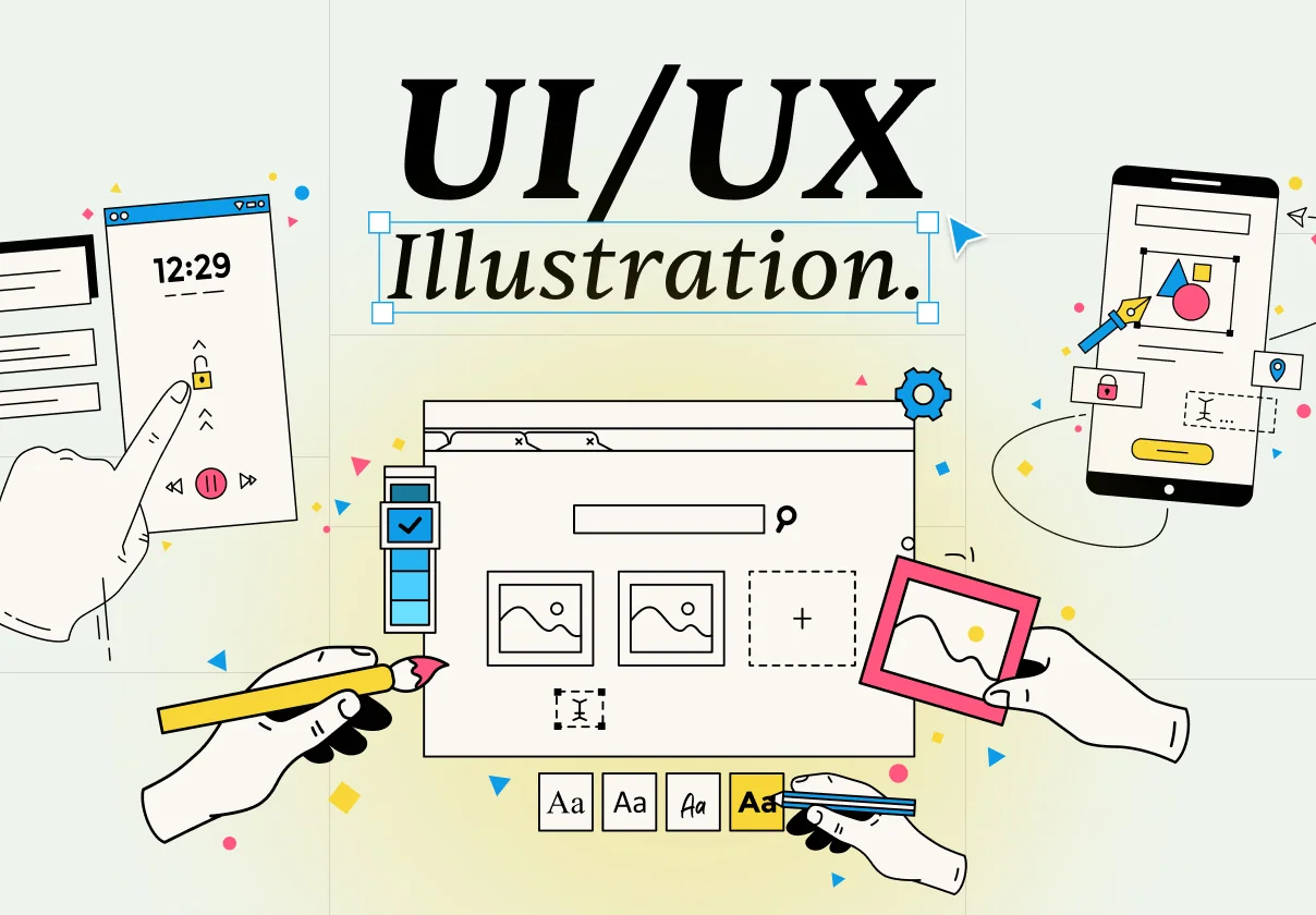 Interfacy - UI/UX Design Illustration Set