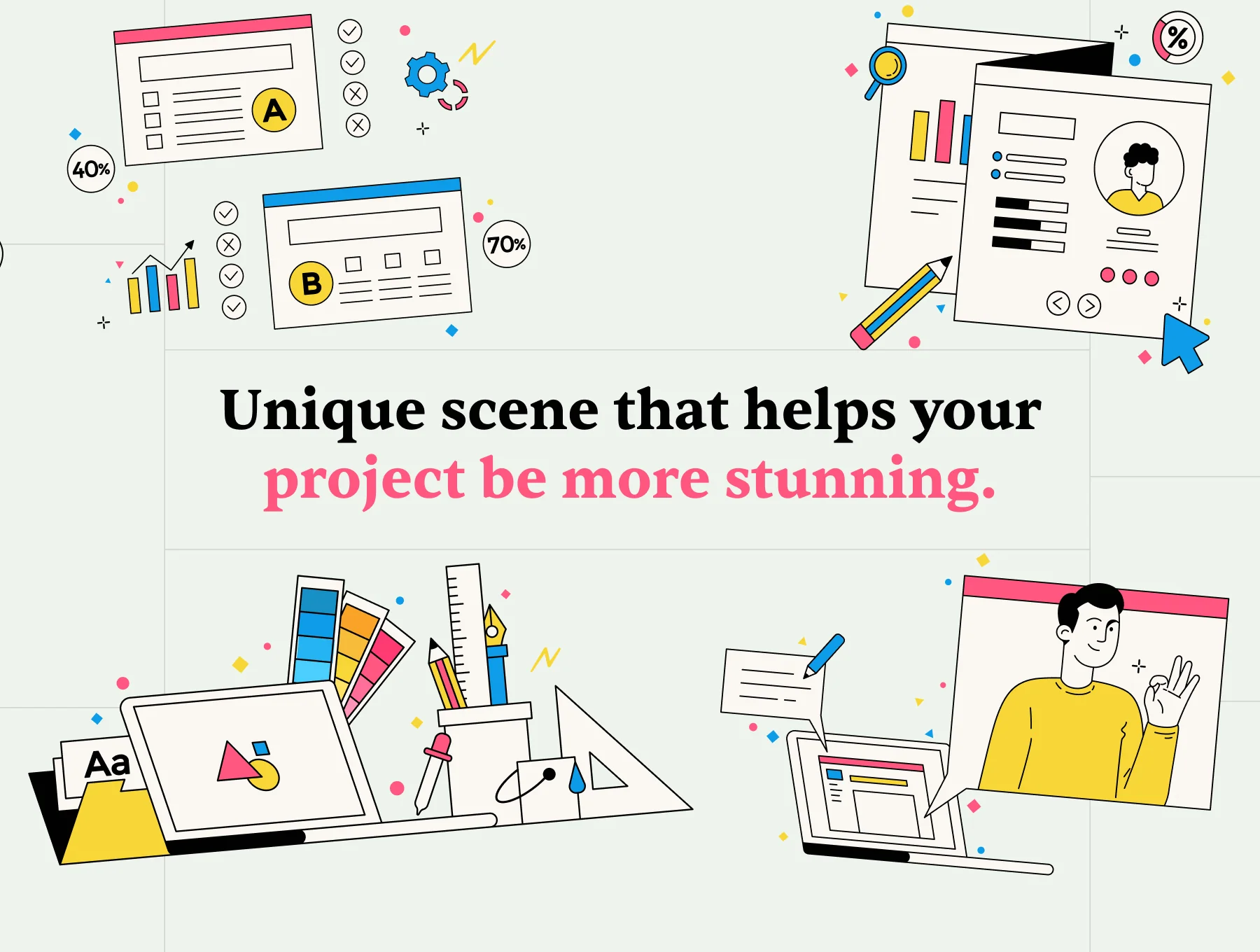 Interfacy - UI/UX Design Illustration Set 2