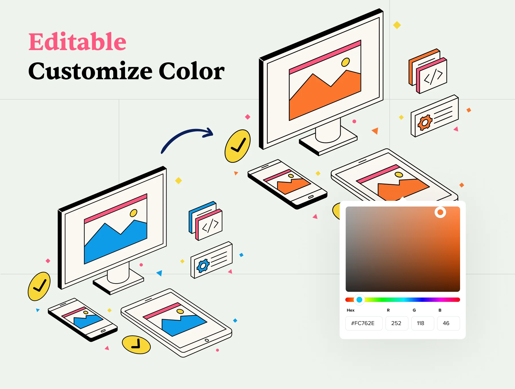Interfacy - UI/UX Design Illustration Set 4