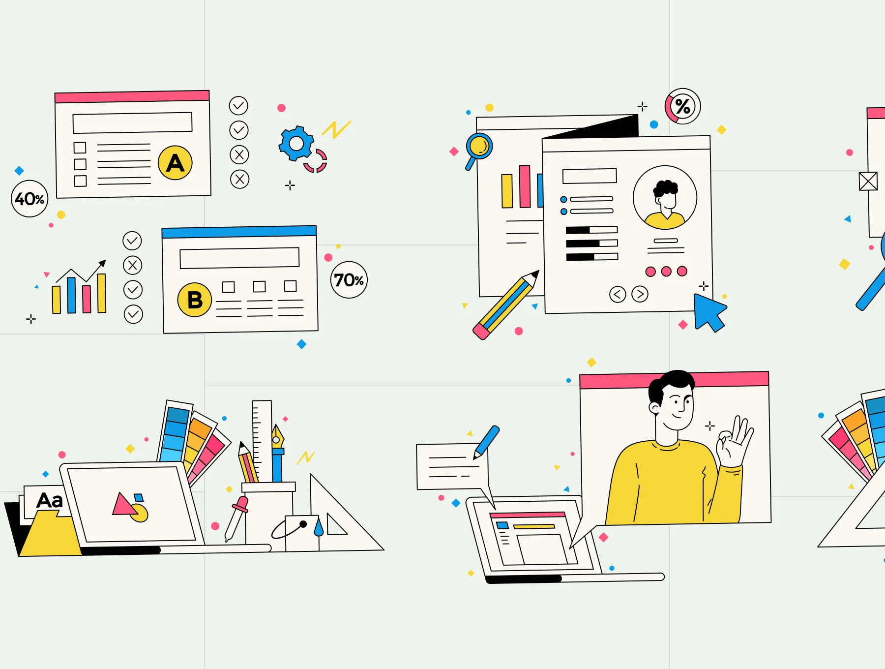 Interfacy - UI/UX Design Illustration Set 7