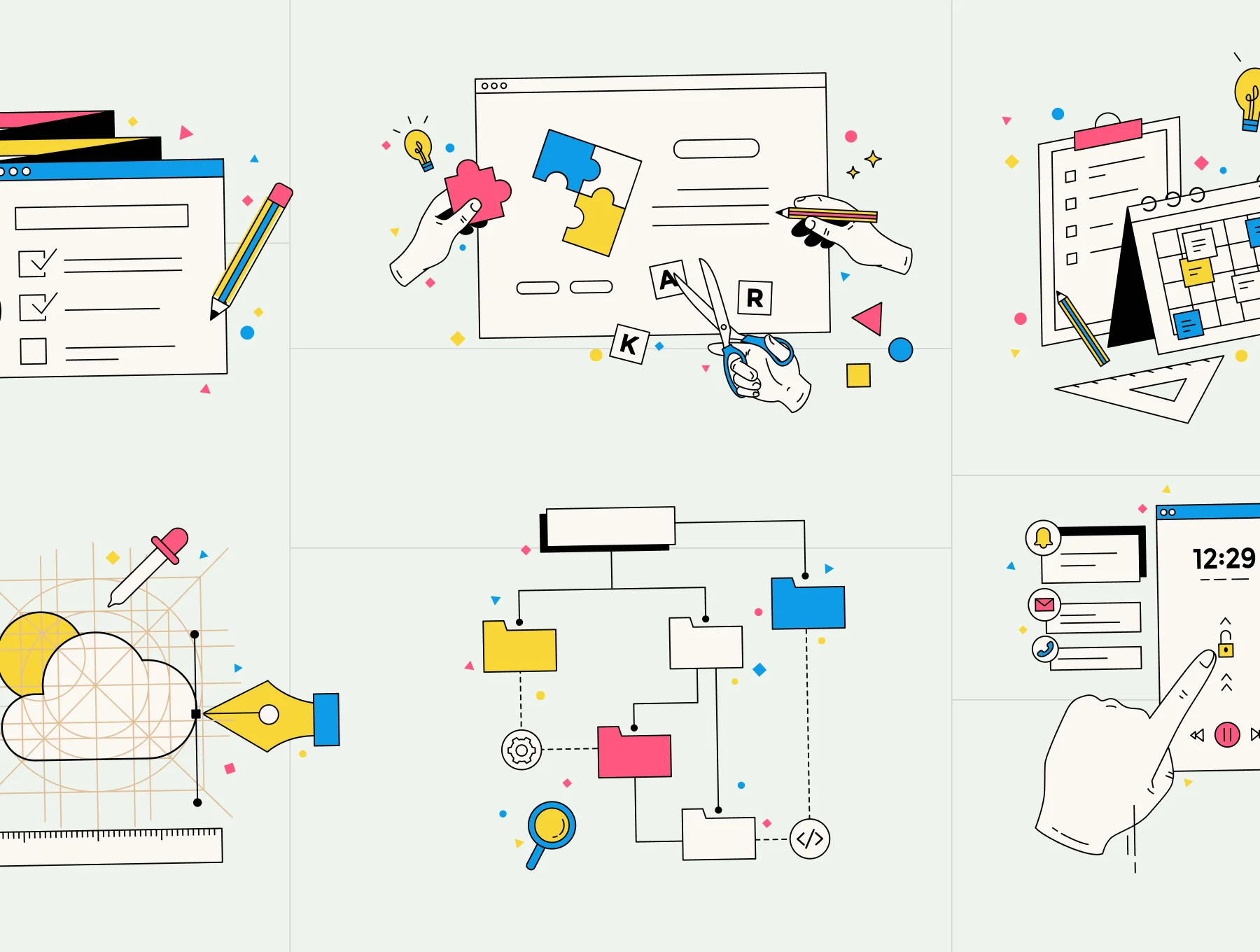 Interfacy - UI/UX Design Illustration Set 8