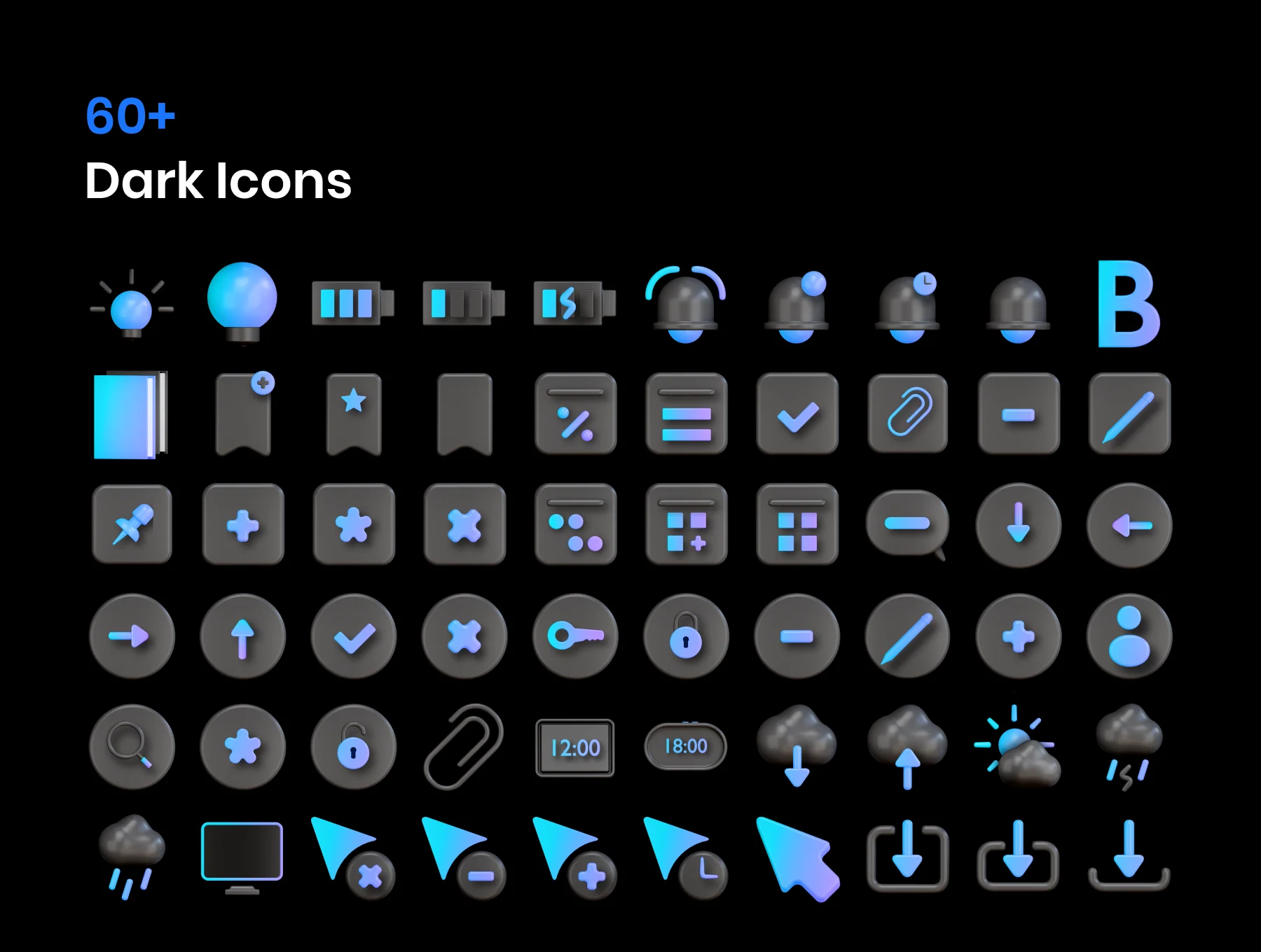 Interficon - 3D Interface Icons 9