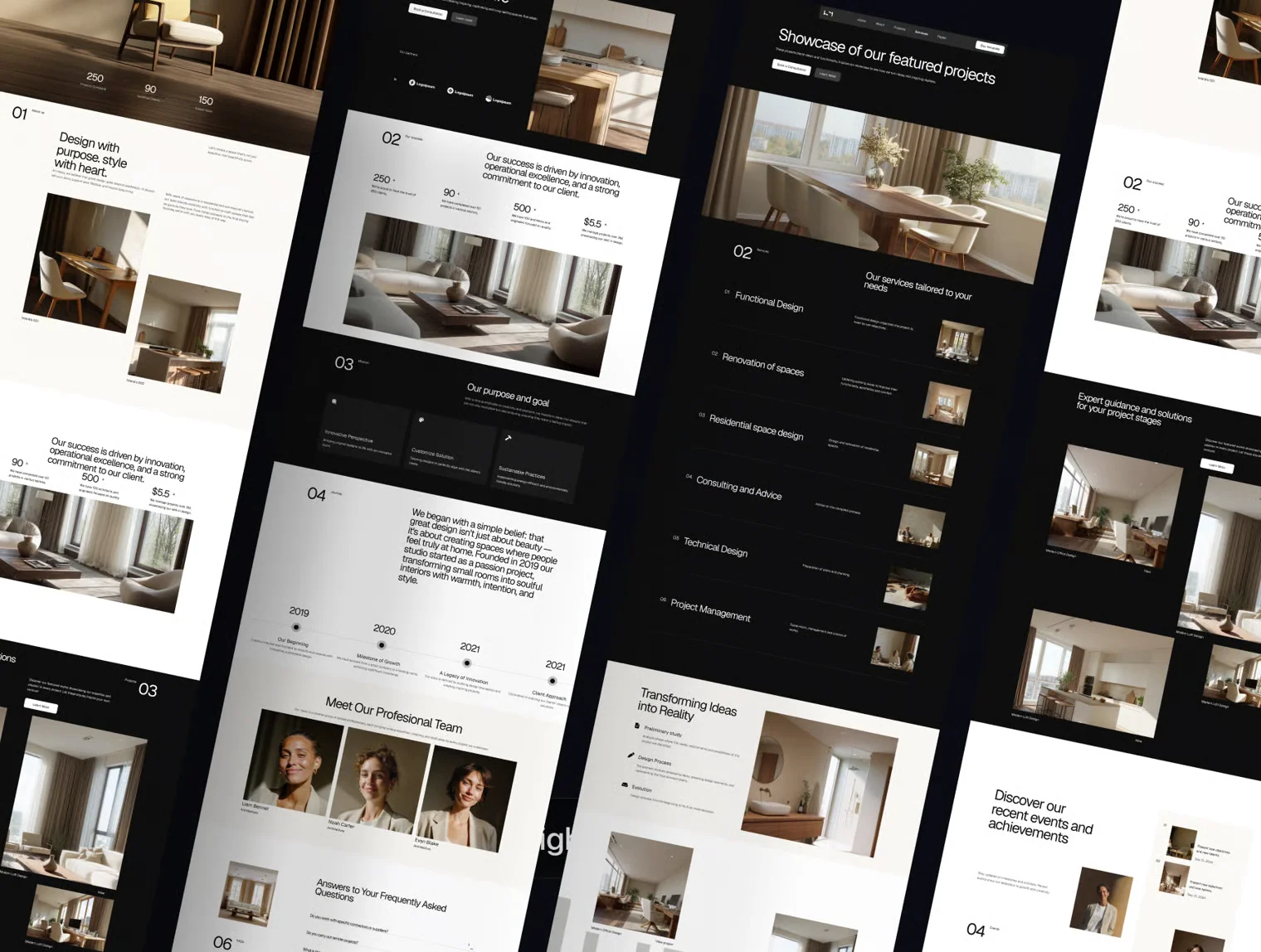 Interior Design & Architecture Website Template UI Kit 2