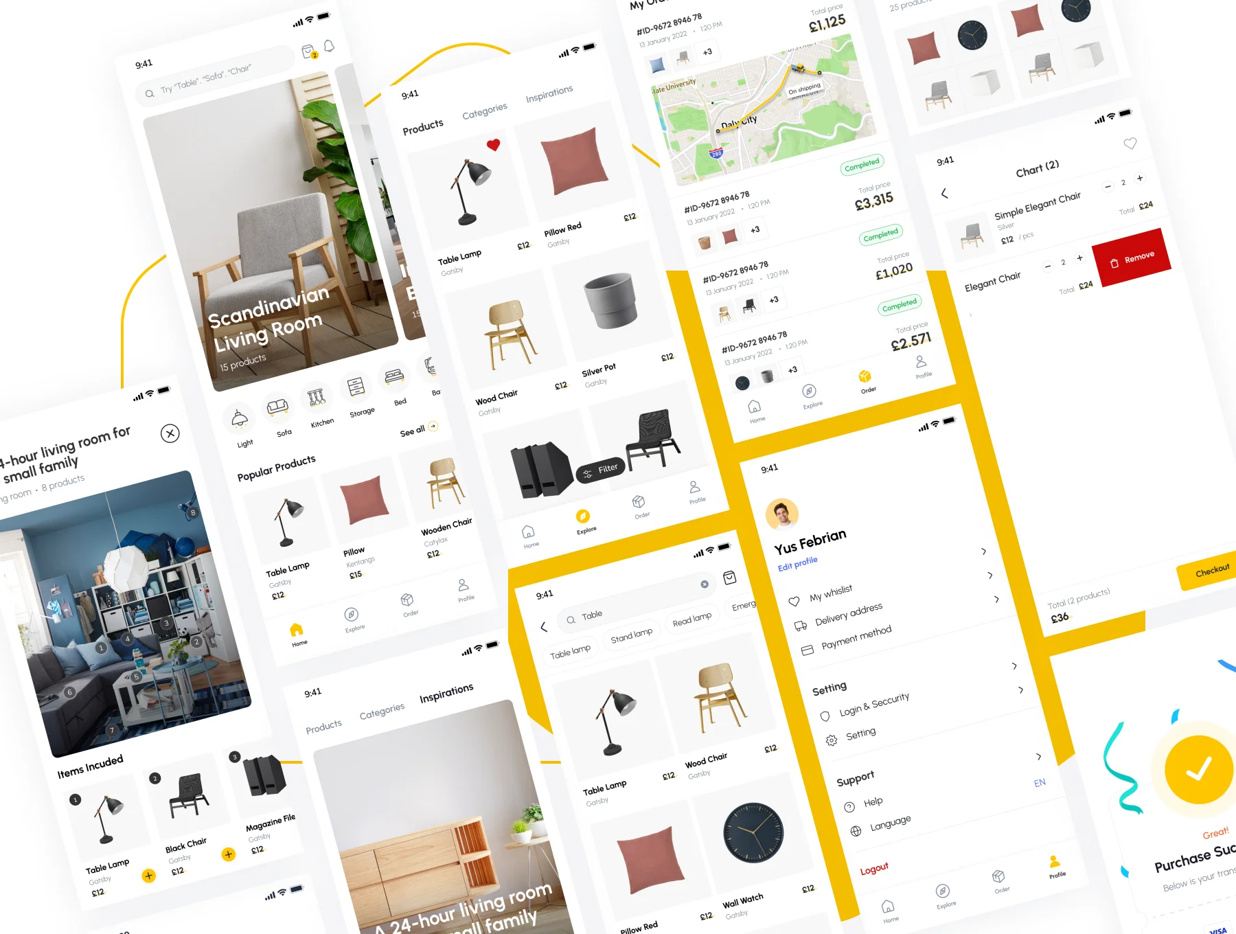 Interio Ecommerce Furniture App 5
