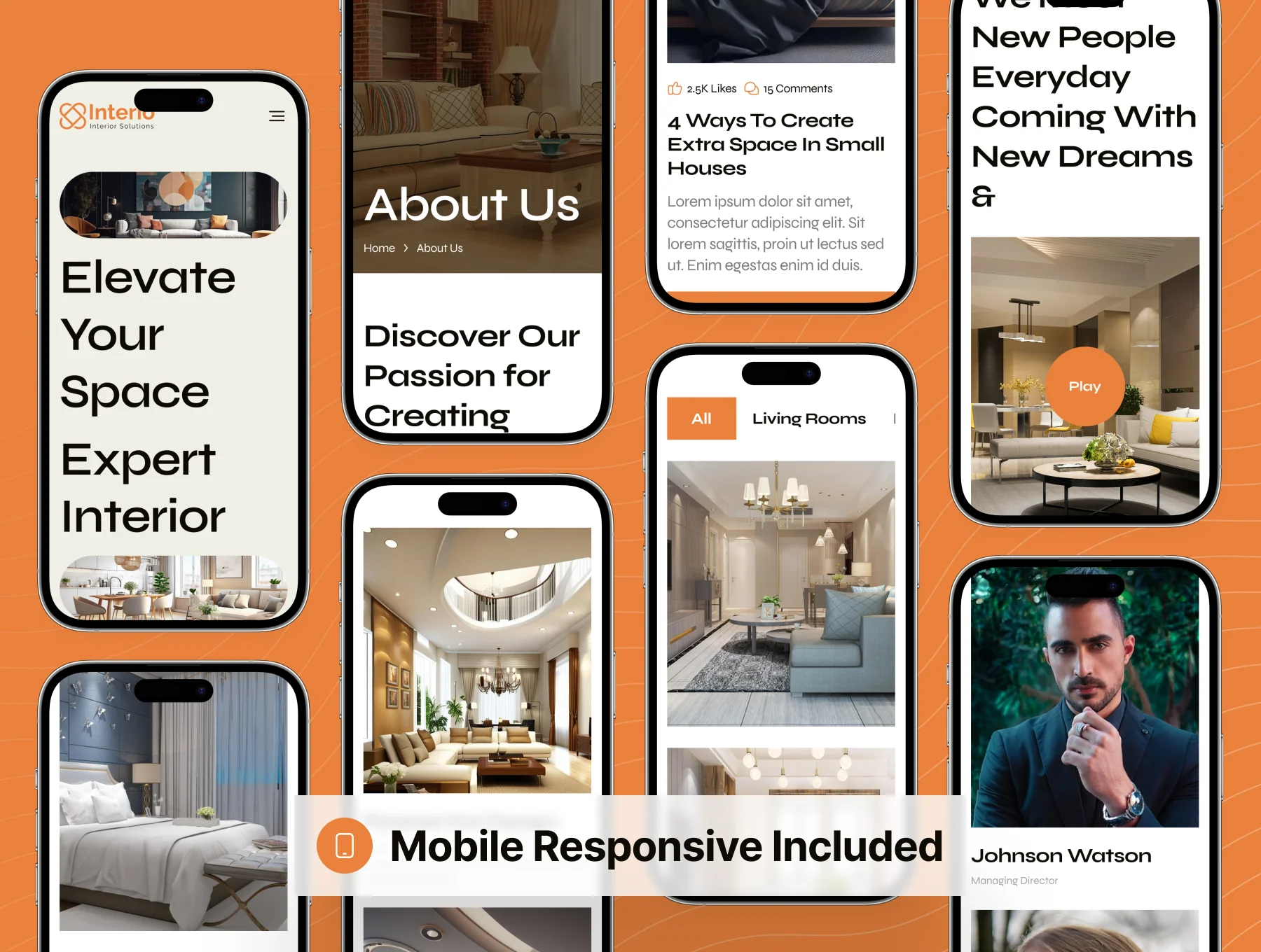 Interio - Interior Design Website UI Kit 7
