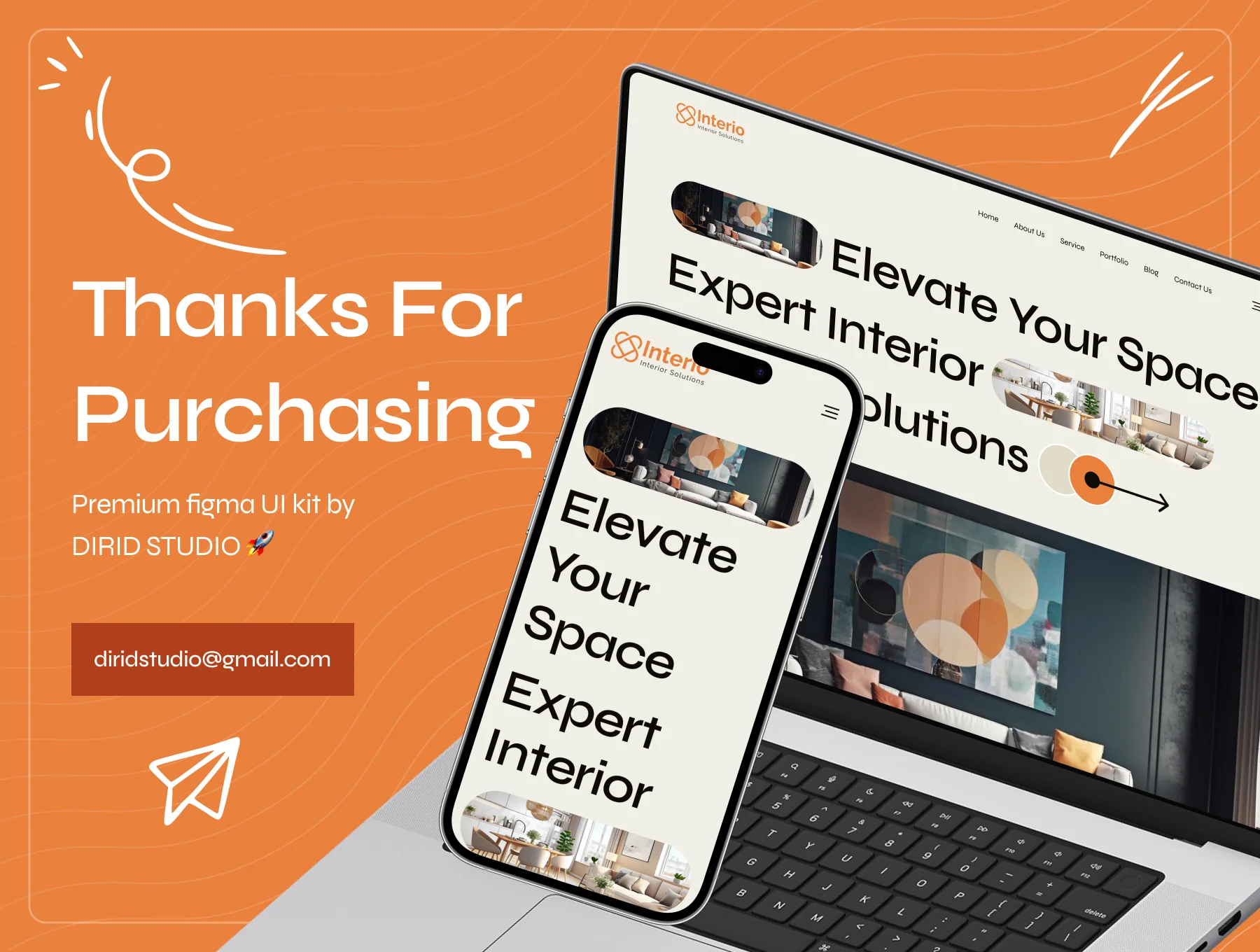 Interio - Interior Design Website UI Kit 8