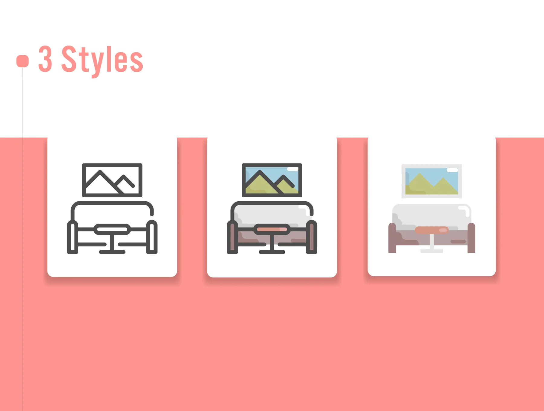 Interior and Furniture Icon Set 2