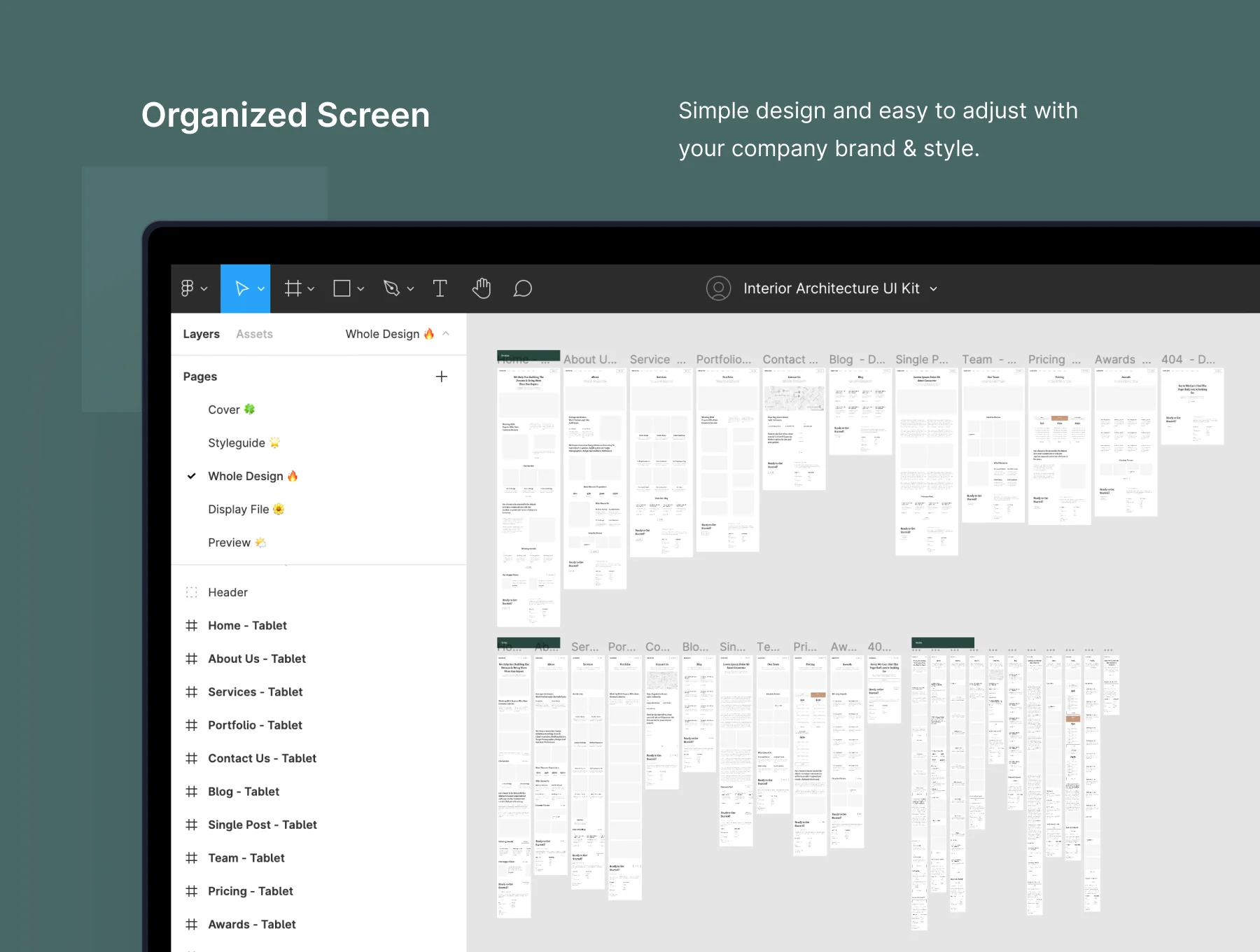 Manggon Interior Architecture UI Kit 6