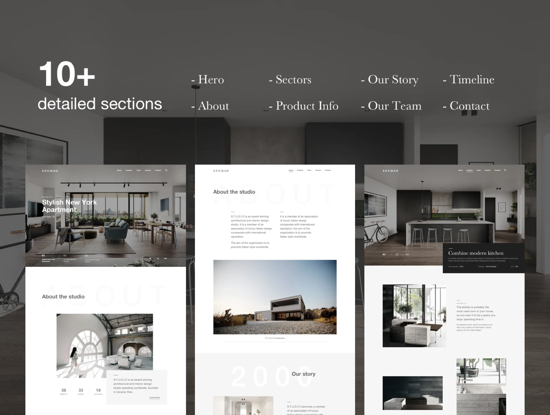 Interior & Architecture Web Template 3