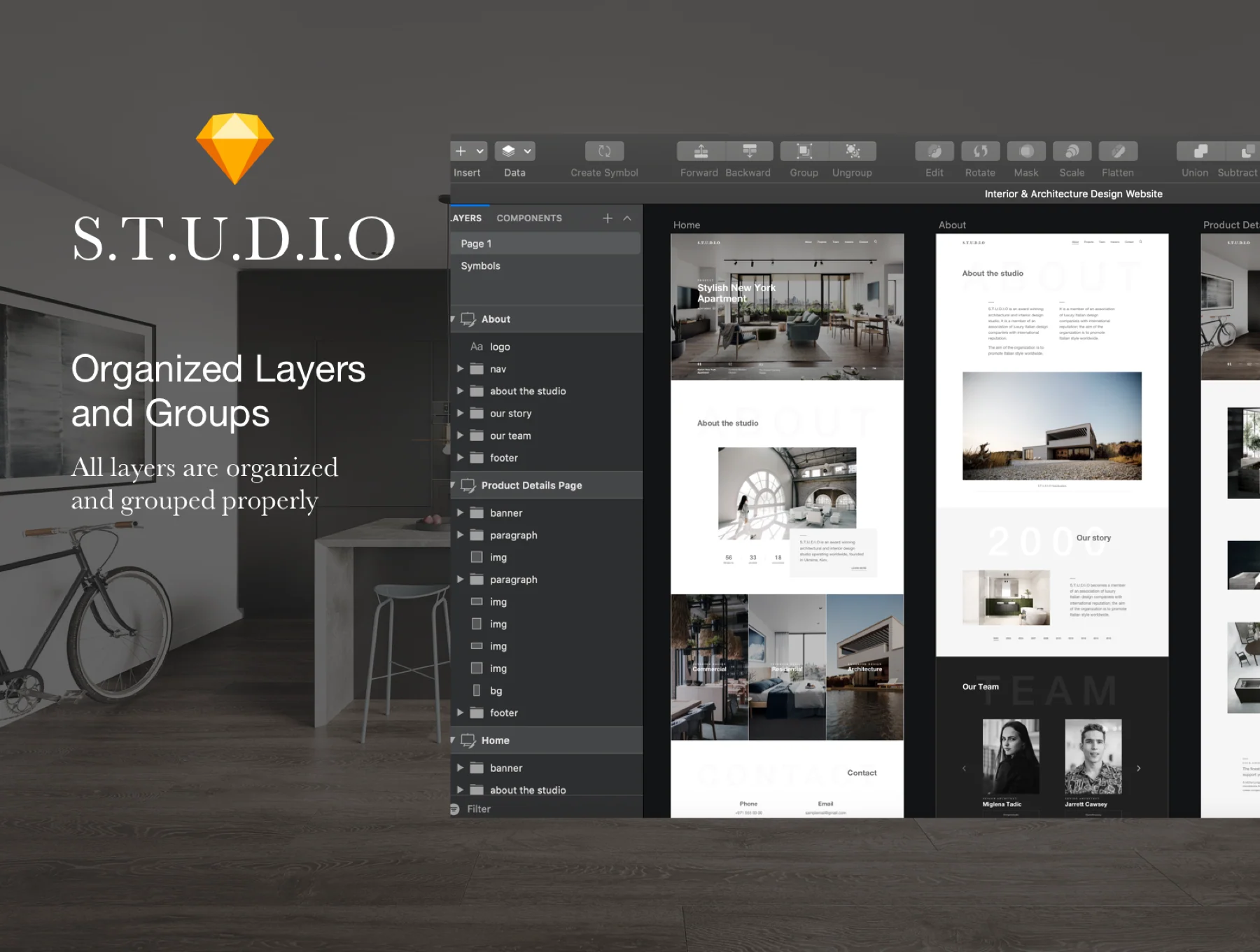 Interior & Architecture Web Template 5