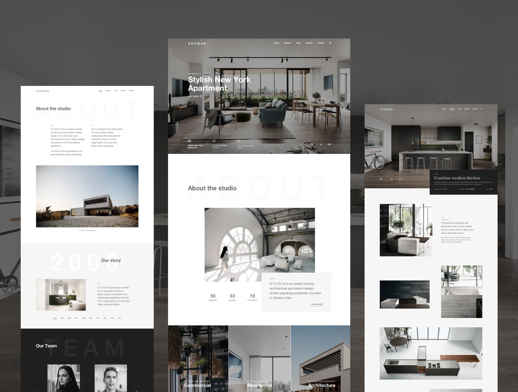 Interior & Architecture Web Template 6