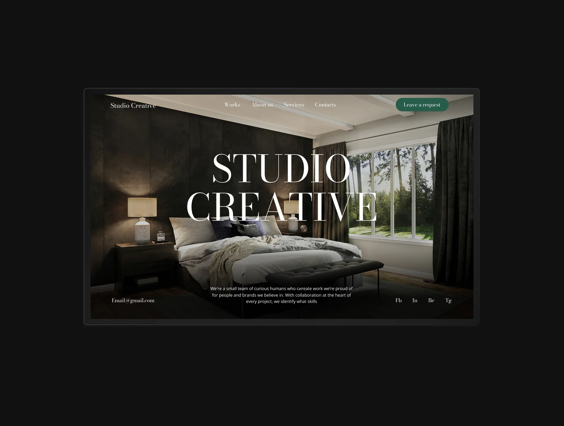 Studio Creative - Interior Design Studio Website UI Template 14
