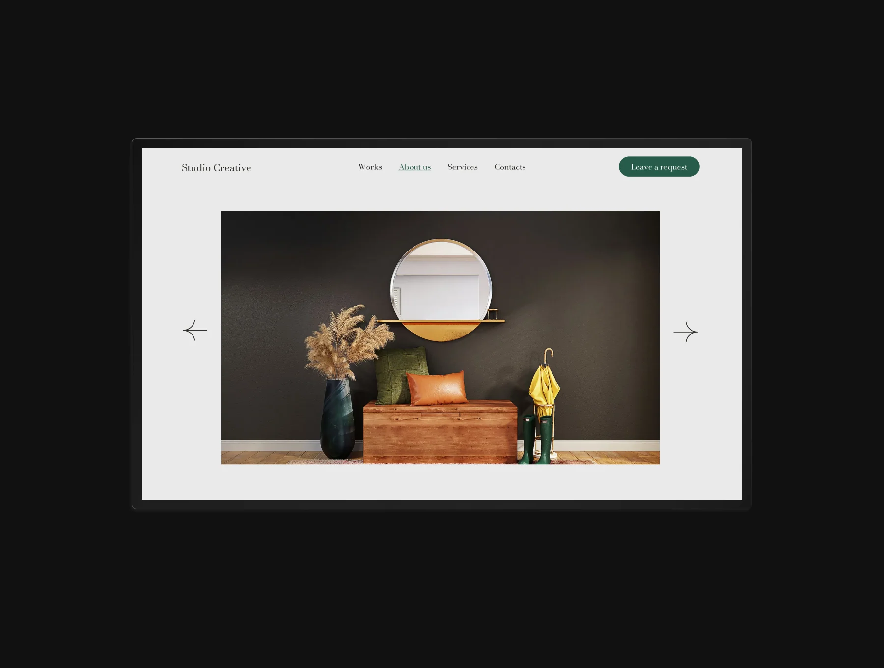 Studio Creative - Interior Design Studio Website UI Template 5