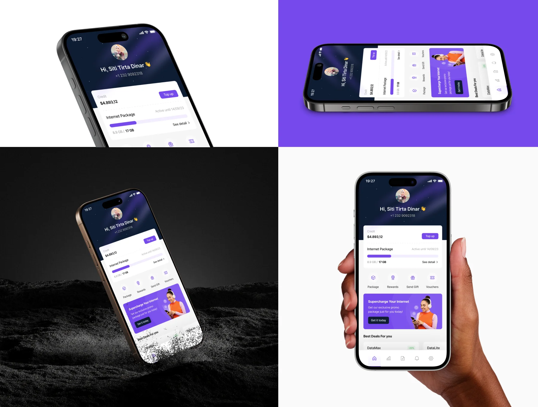 Internet Provider App UI Kit V1 7