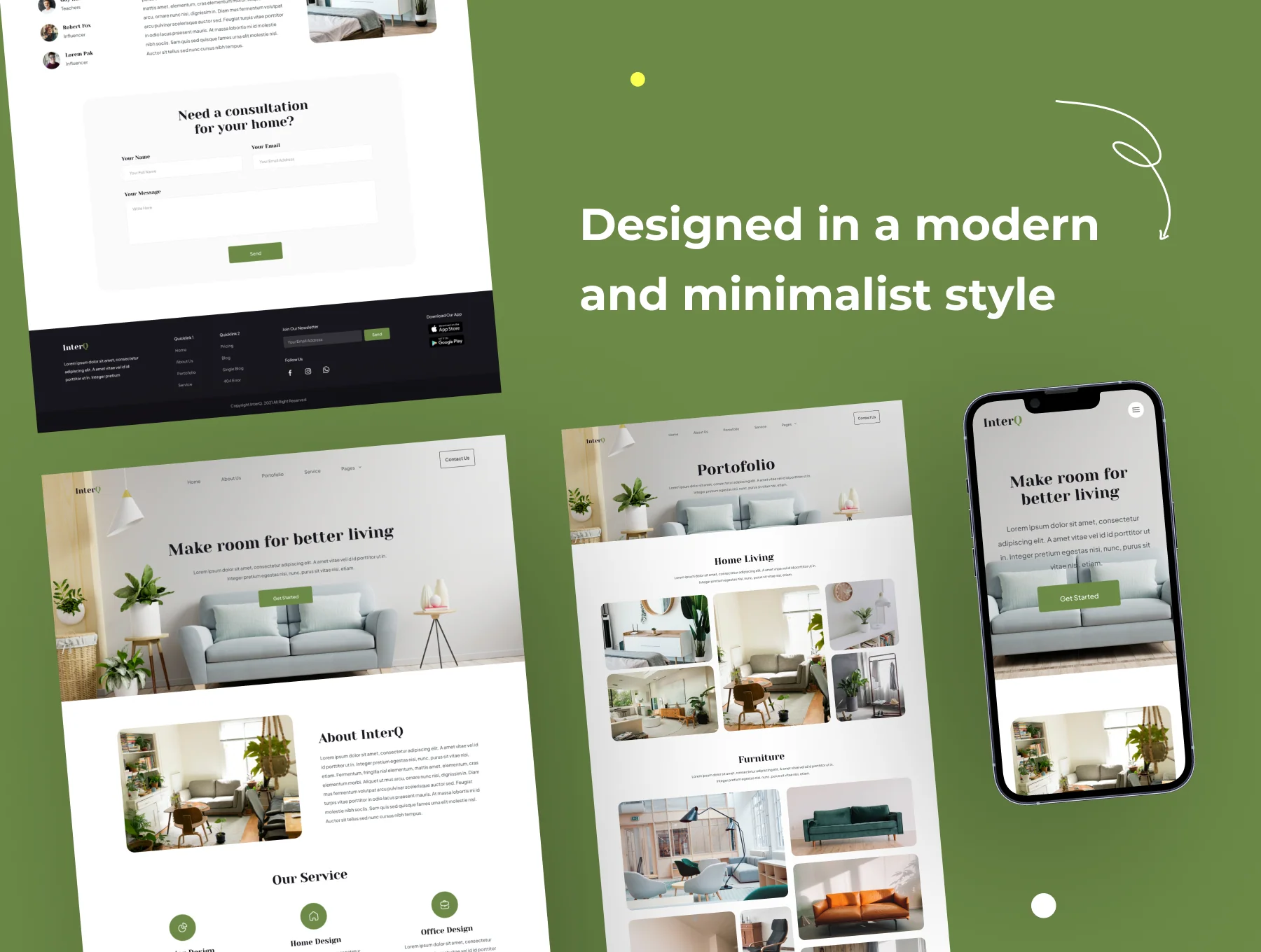 InterQ - Interior Web Templates 2
