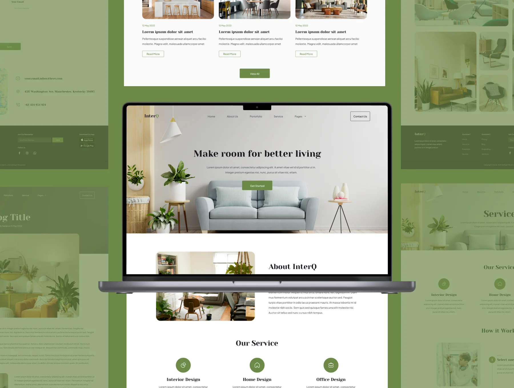InterQ - Interior Web Templates 7
