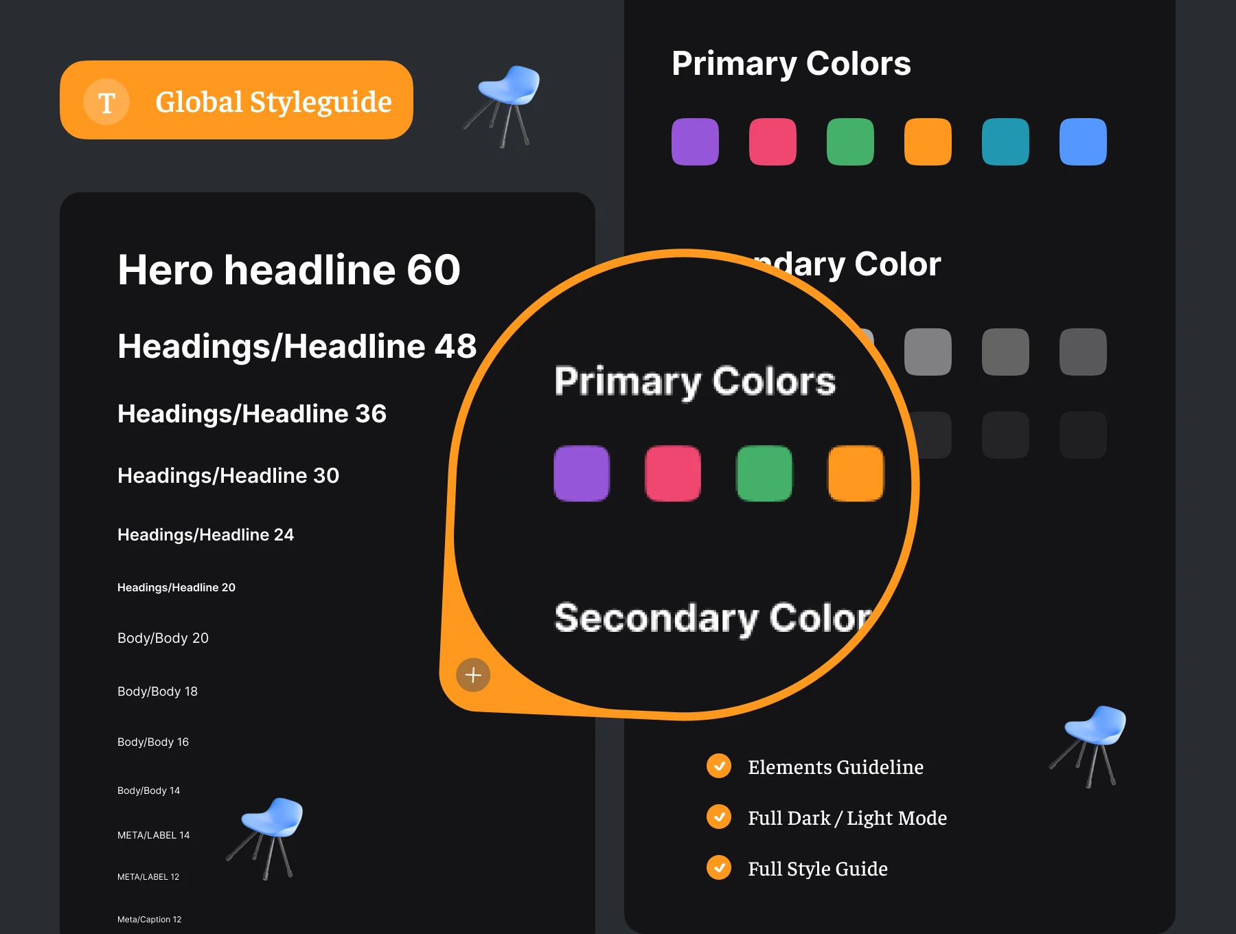 Intirior Architecture web ui kit 5