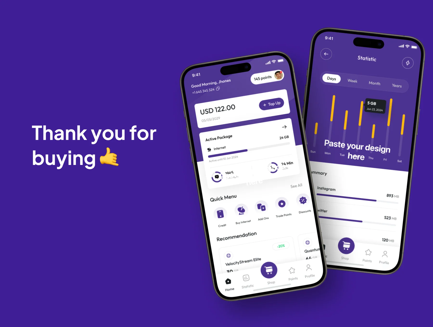 Intranet - Internet Provider Apps IOS UI Kit 6