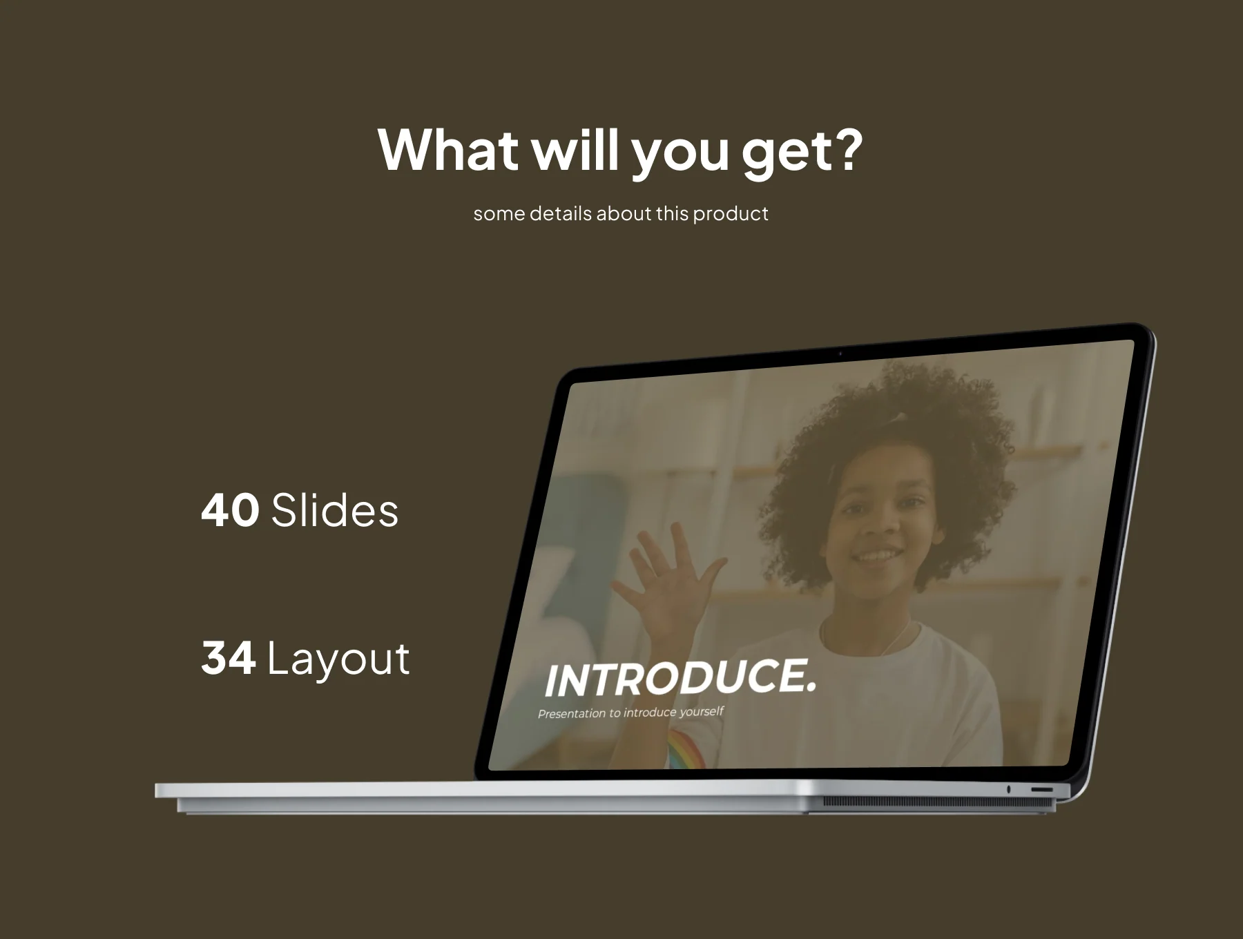 Introduce - PowerPoint template 3