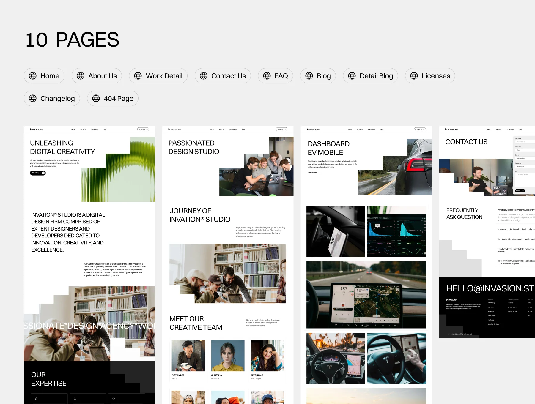 Invation - Digital Agency Framer Template 3