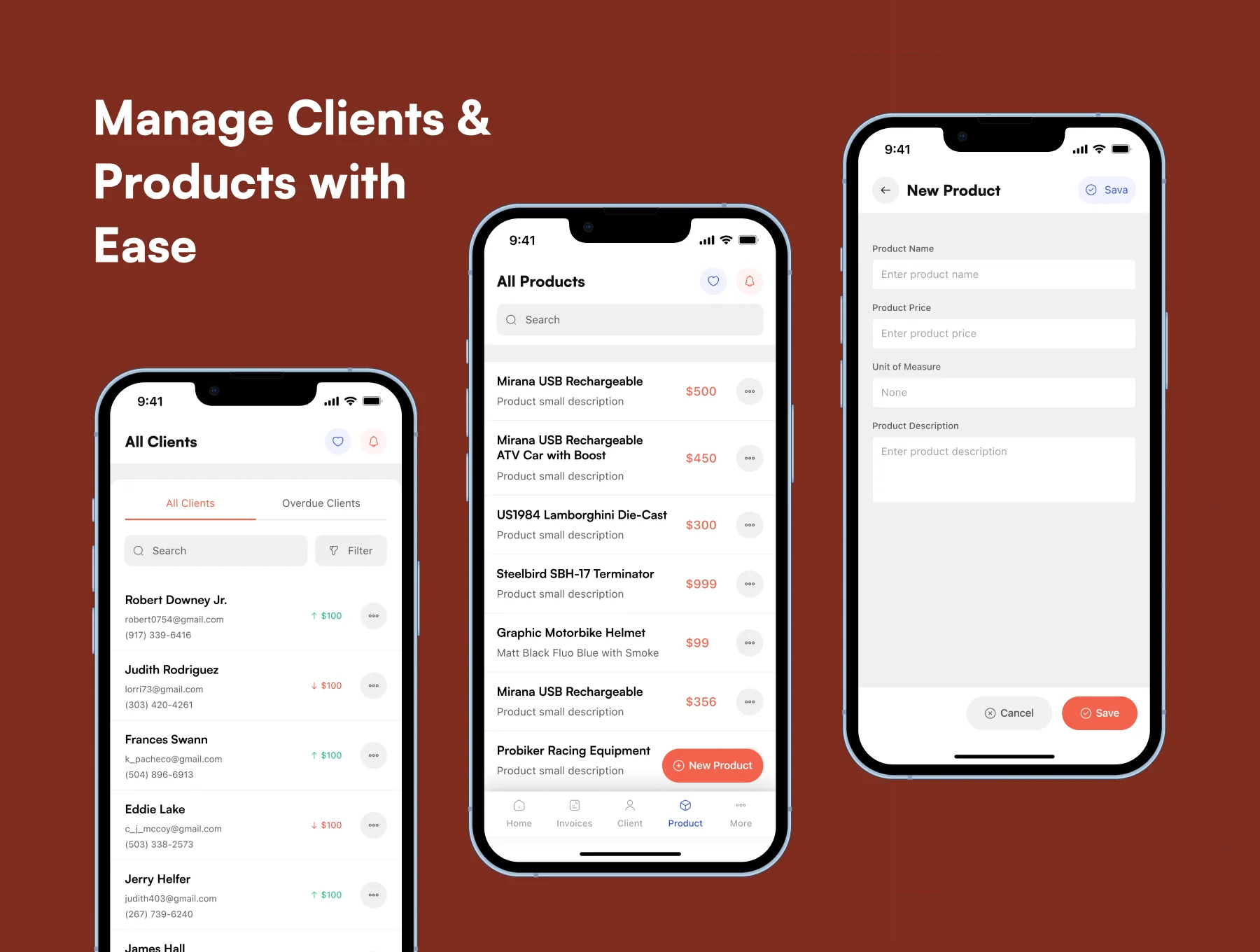 Inventix – Invoice Management Mobile App UI Kit (50+ Screens, 50+ Templates) – Figma 6