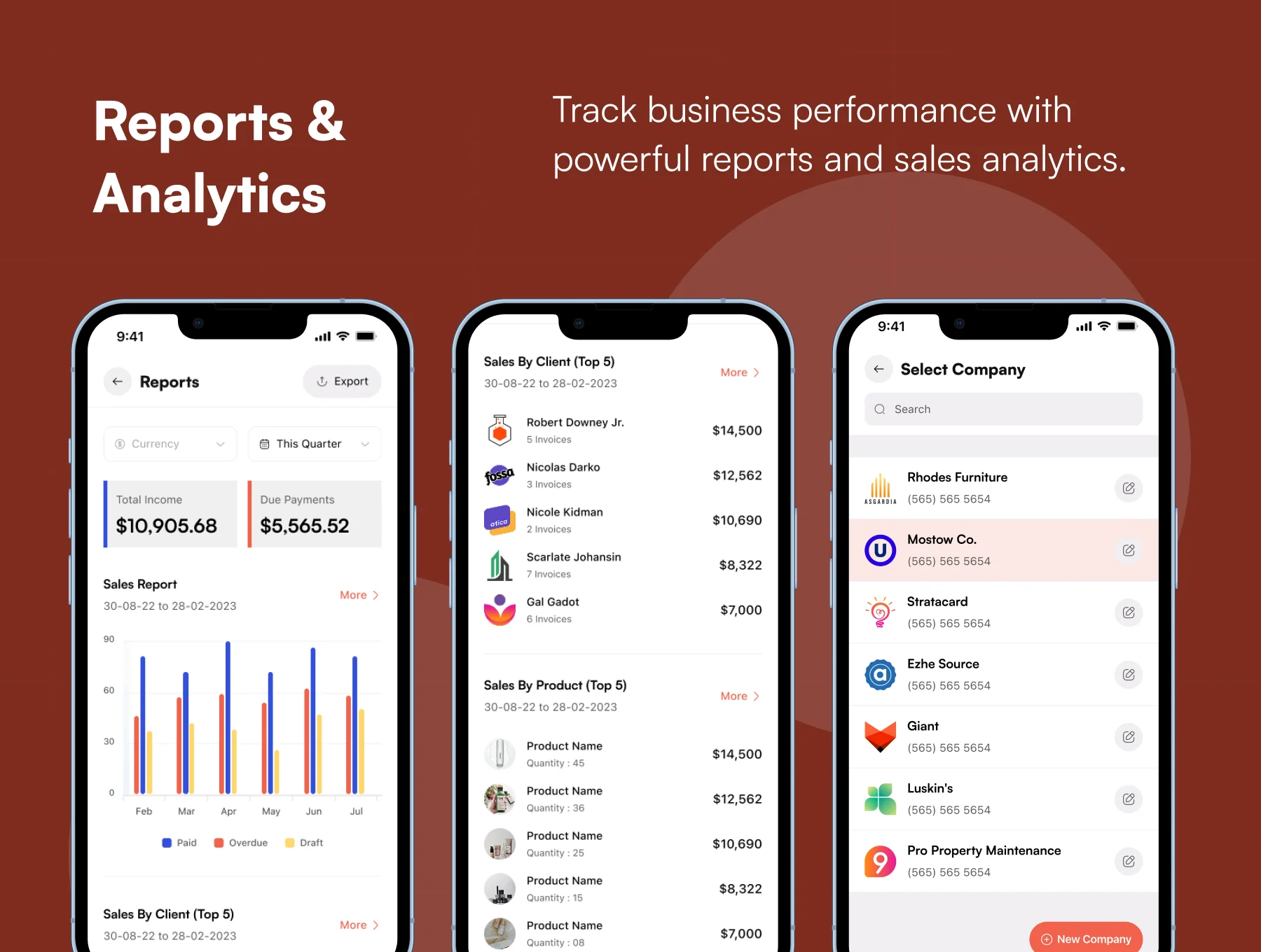 Inventix – Invoice Management Mobile App UI Kit (50+ Screens, 50+ Templates) – Figma 7