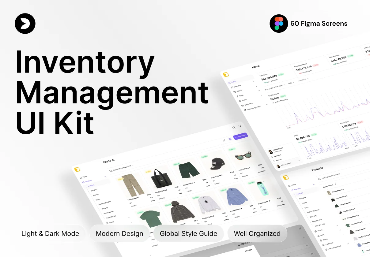 Inventor Inventory Management UI Kit