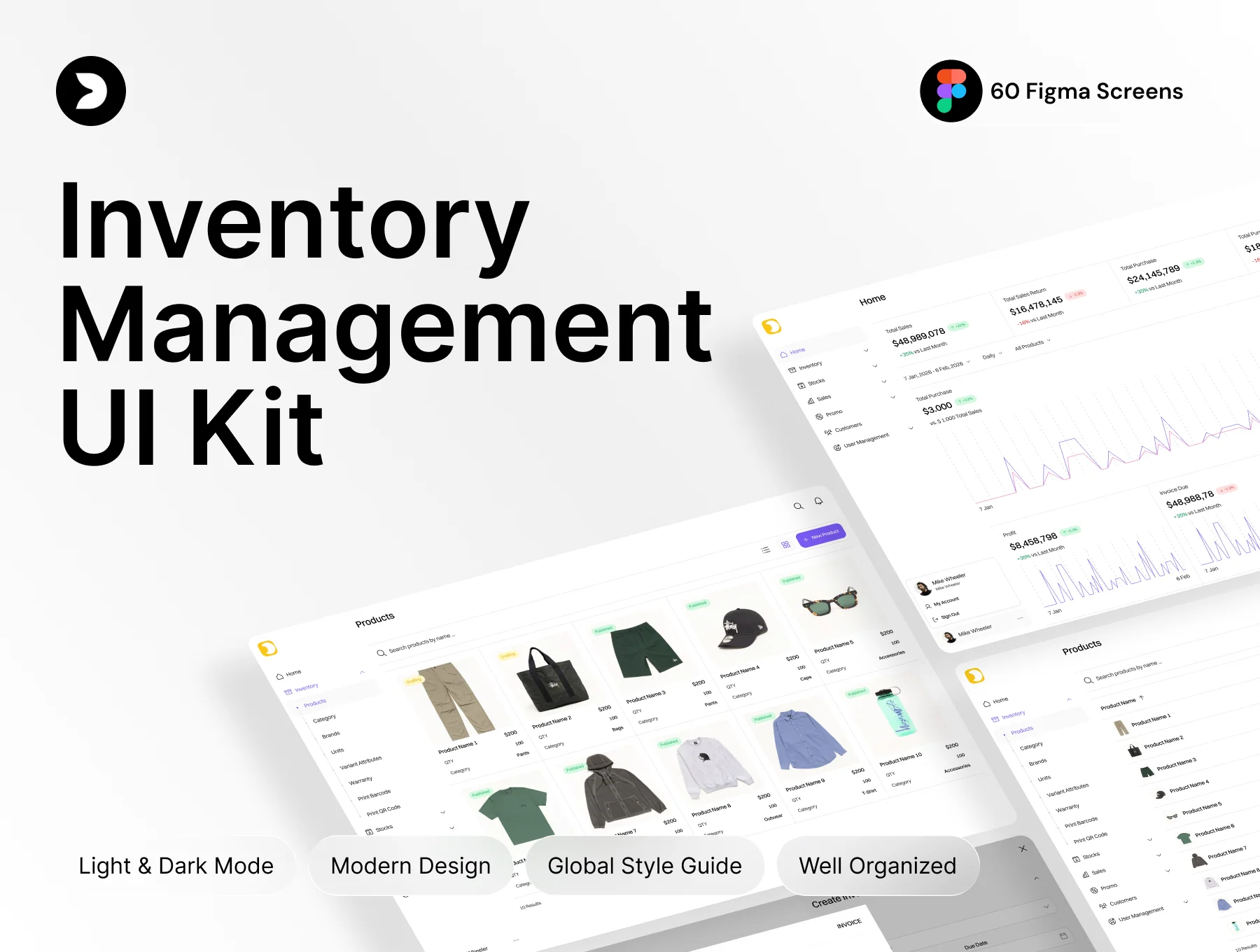 Inventor Inventory Management UI Kit