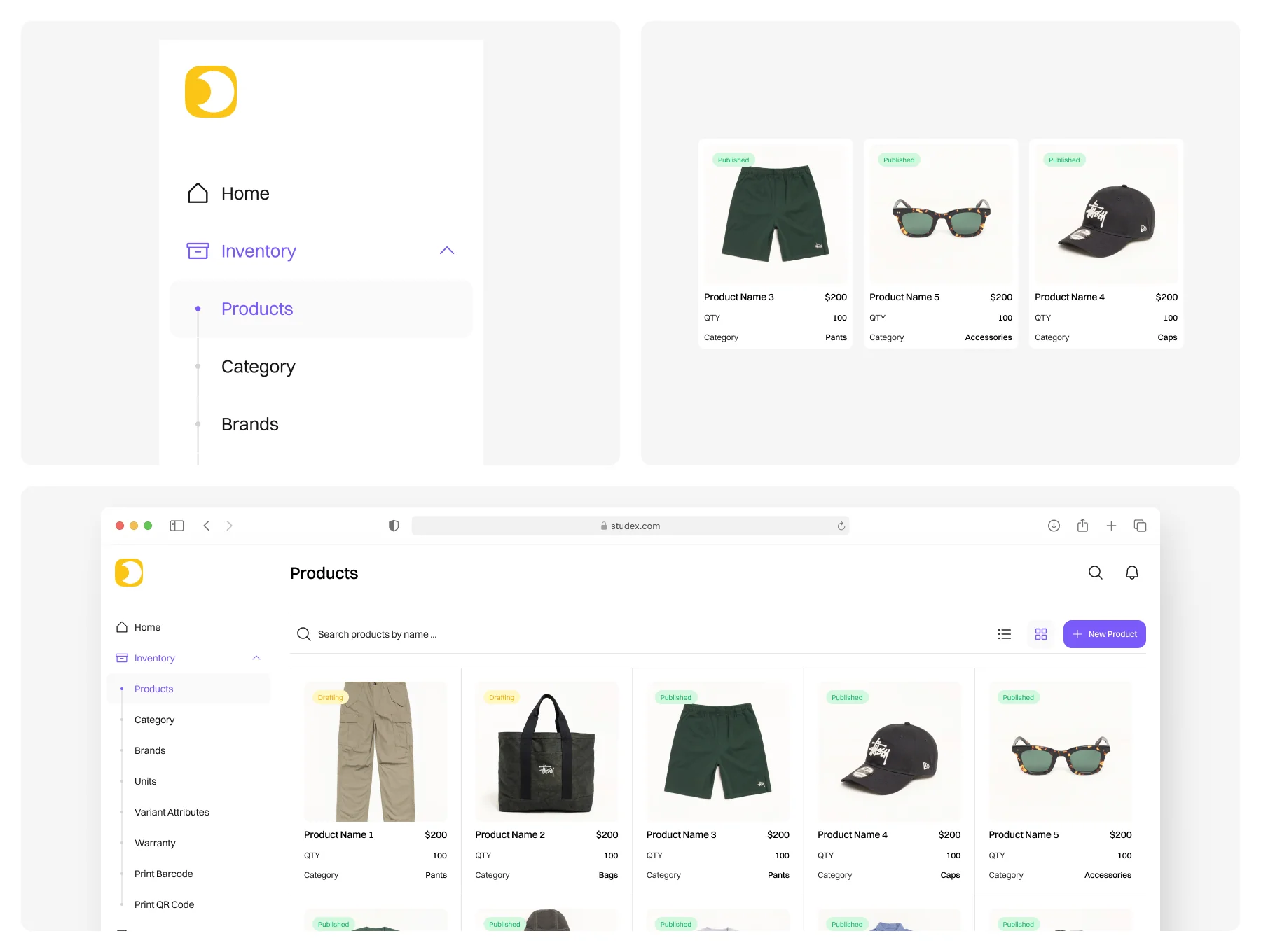 Inventor Inventory Management UI Kit 5