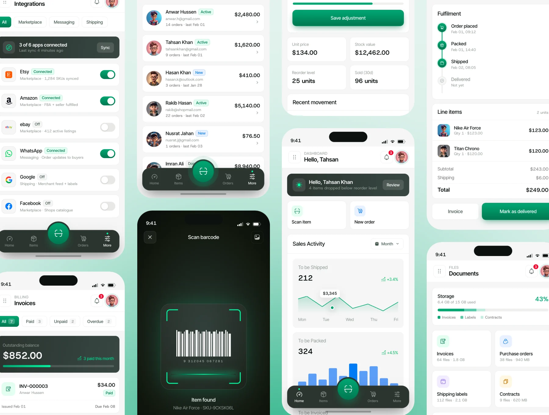 Inventory Management Mobile App Design 2