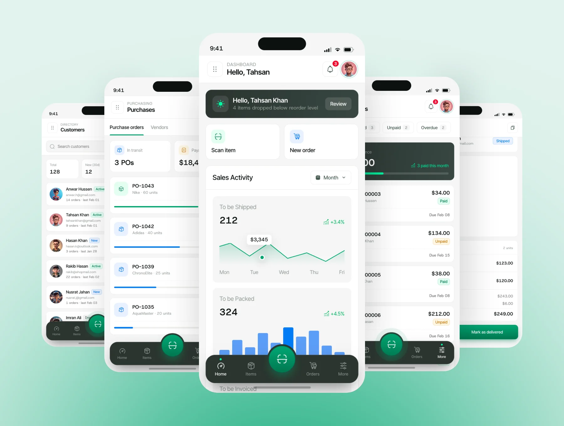 Inventory Management Mobile App Design 3