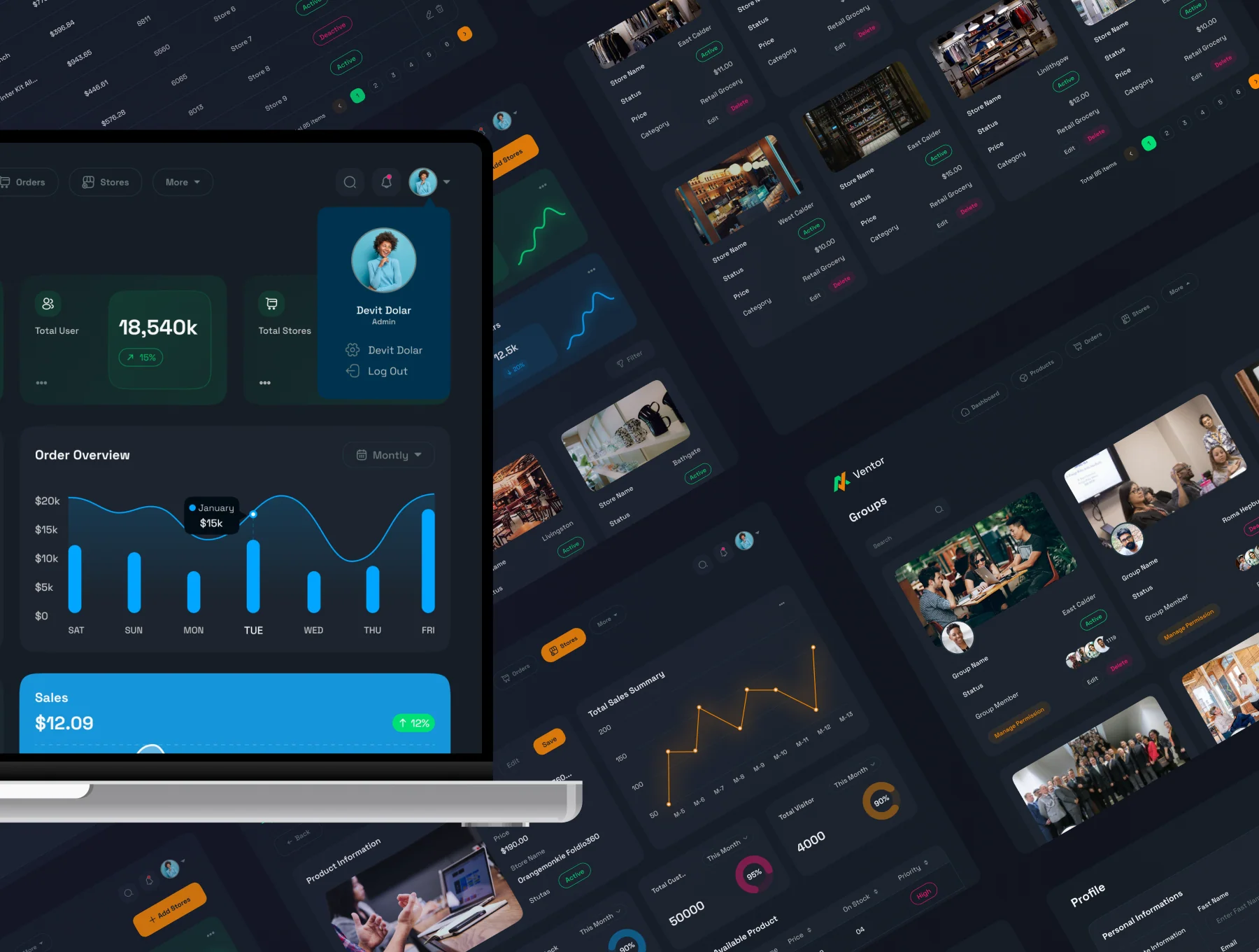 Inventory Management Web App UI Kit 4