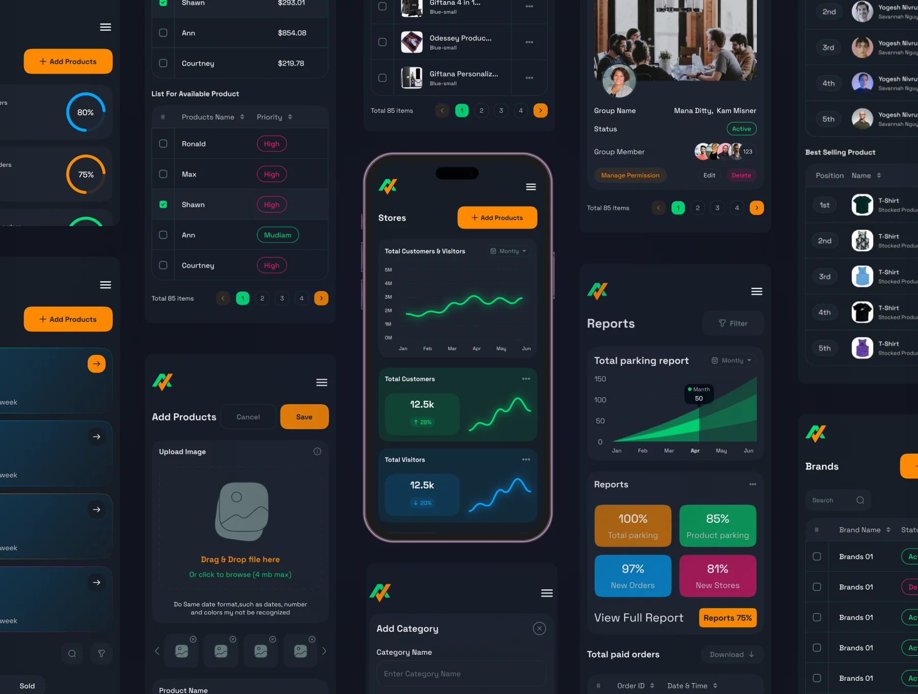 Inventory Management Web App UI Kit 5
