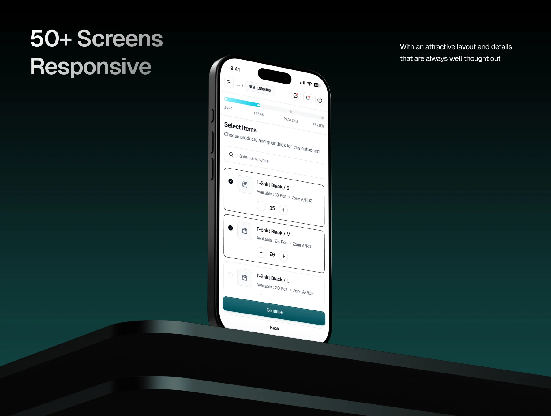 Inventra - Warehouse Dashboard UI Kit. 5