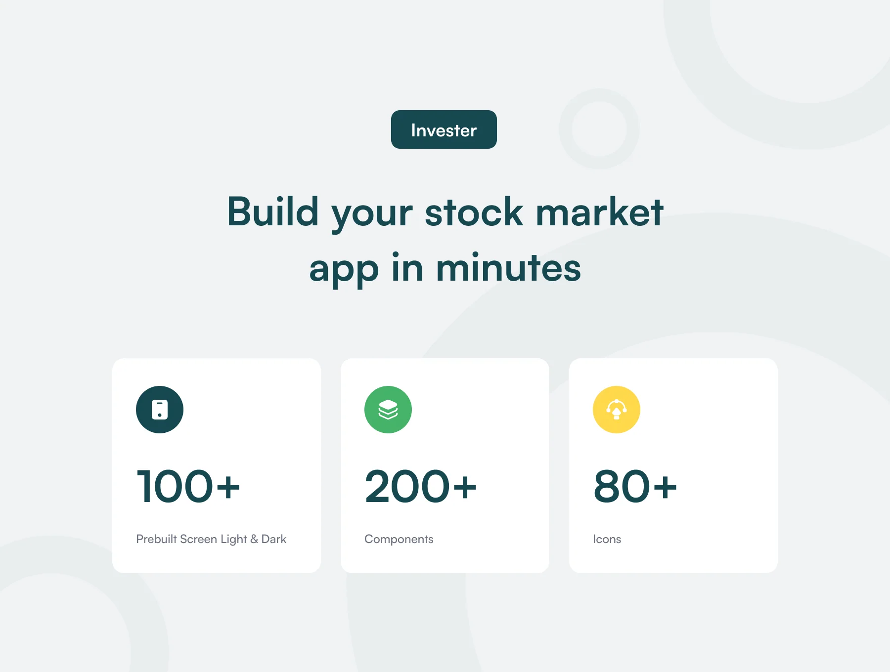 Invester - Stock Investment App UI Kit 2