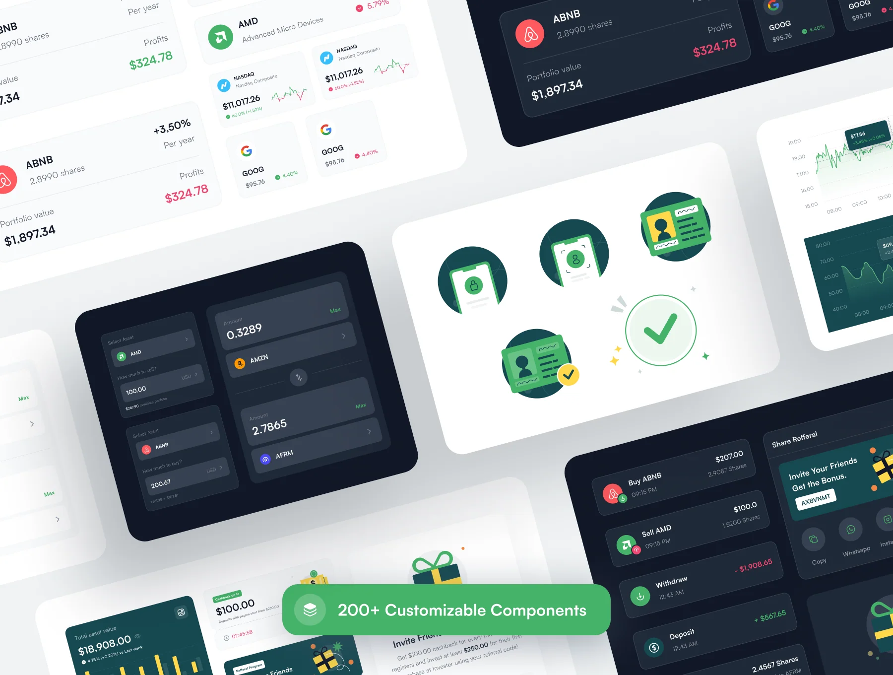 Invester - Stock Investment App UI Kit 4