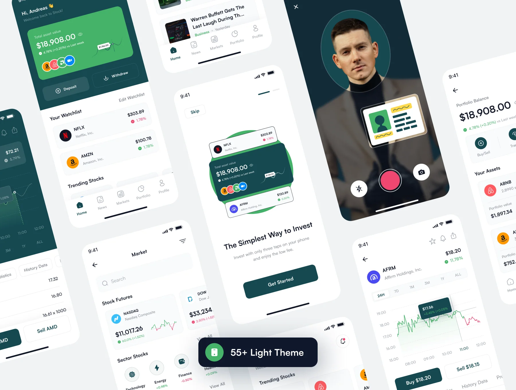 Invester - Stock Investment App UI Kit 5
